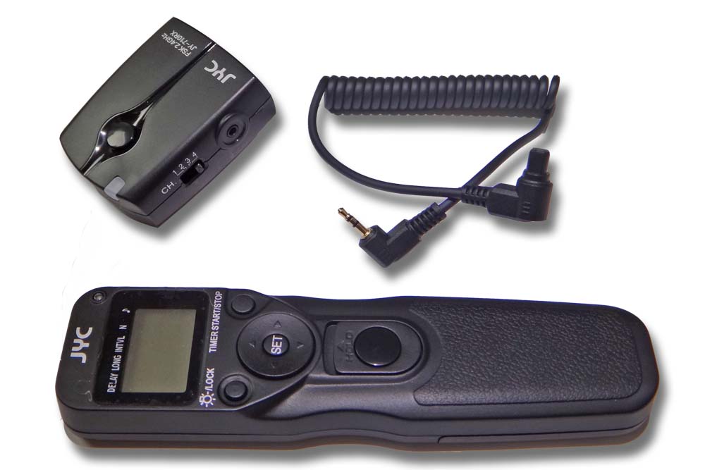 Télécommande déclencheur remplace Nikon MC-DC2 pour appareil photo - Timer, dist. 30m, 2 paliers, câble 0,3m