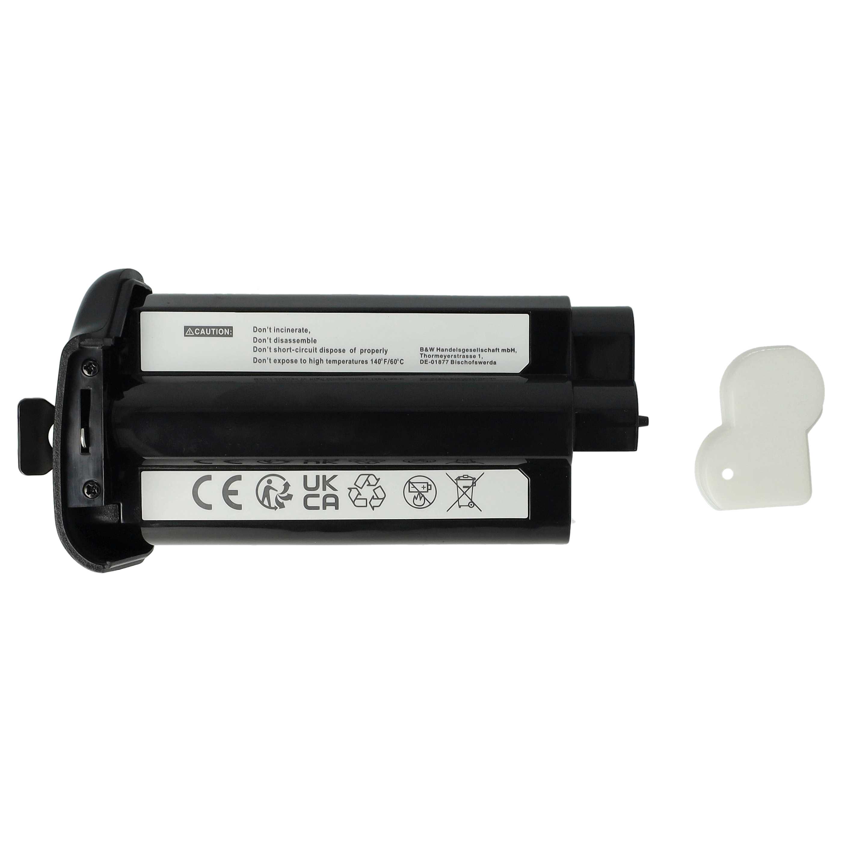 2x Battery replaces Nikon EN-4 - 1800mAh, 7.2V, Li-Ion