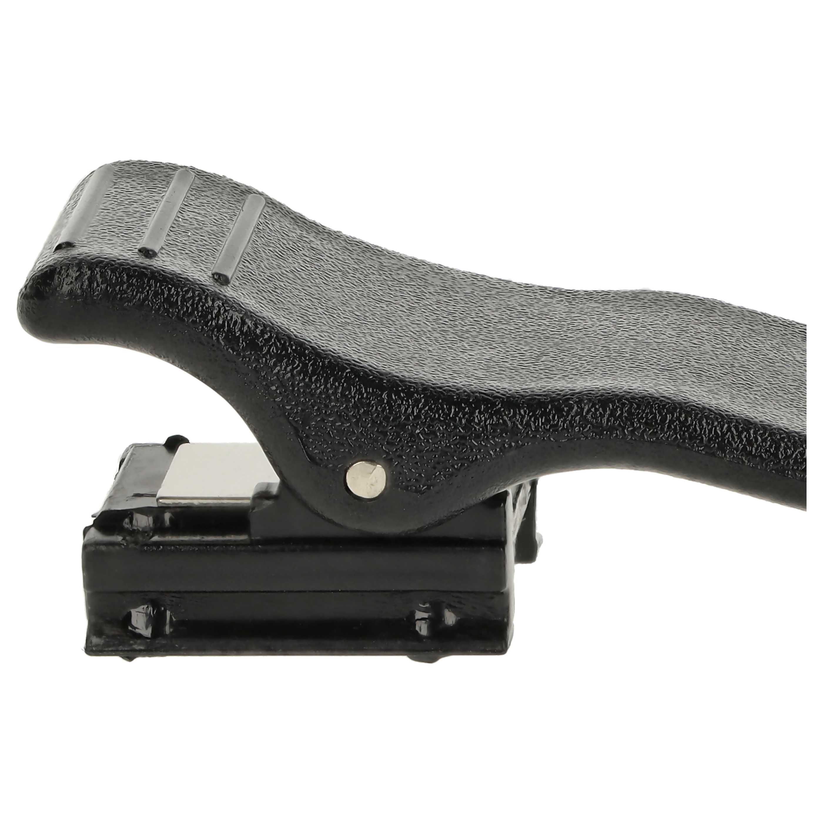 Belt Clip as Replacement for Motorola HLN9724A Radio - Plastic, Black