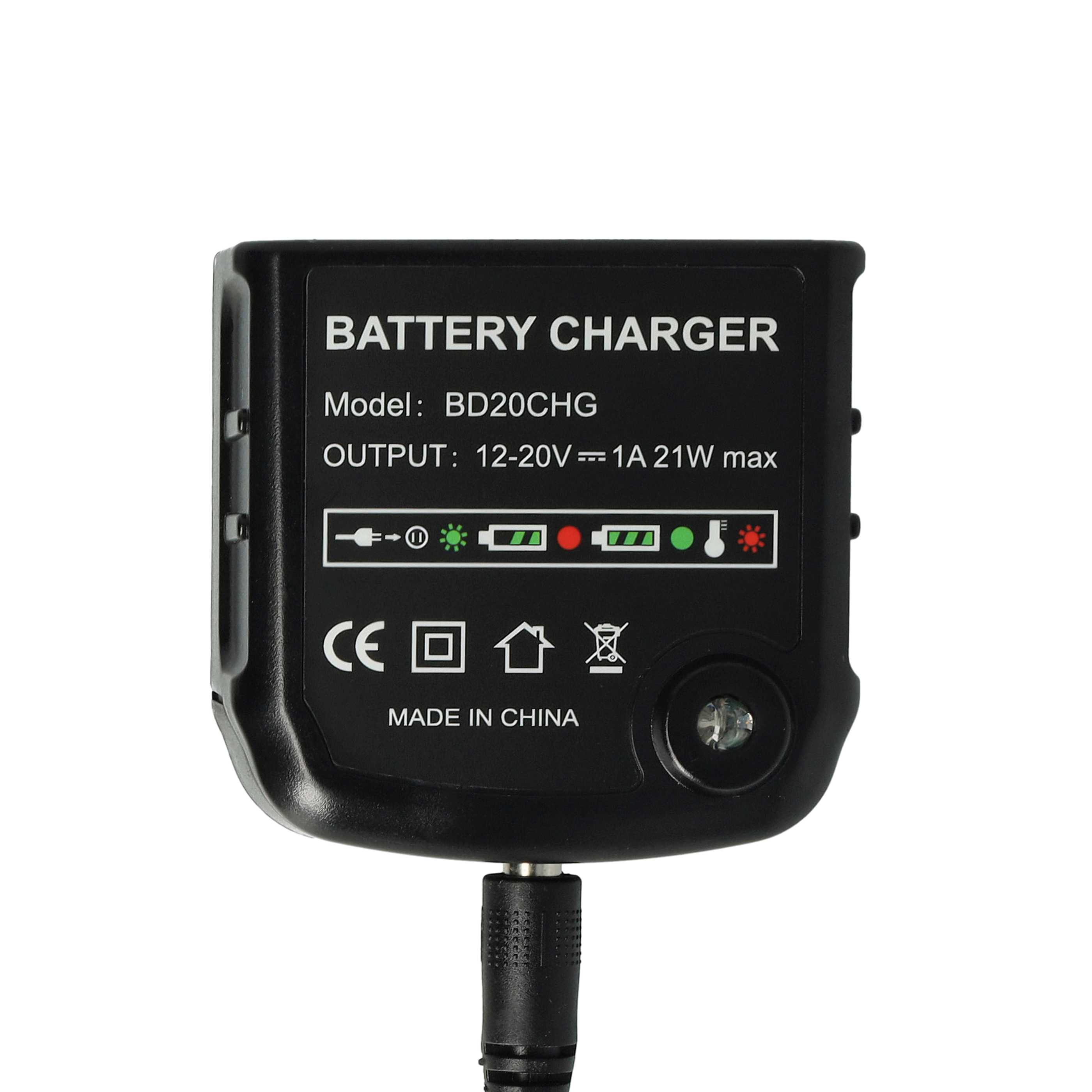 Chargeur pour batterie d'outil électrique Black & Decker, ASL146