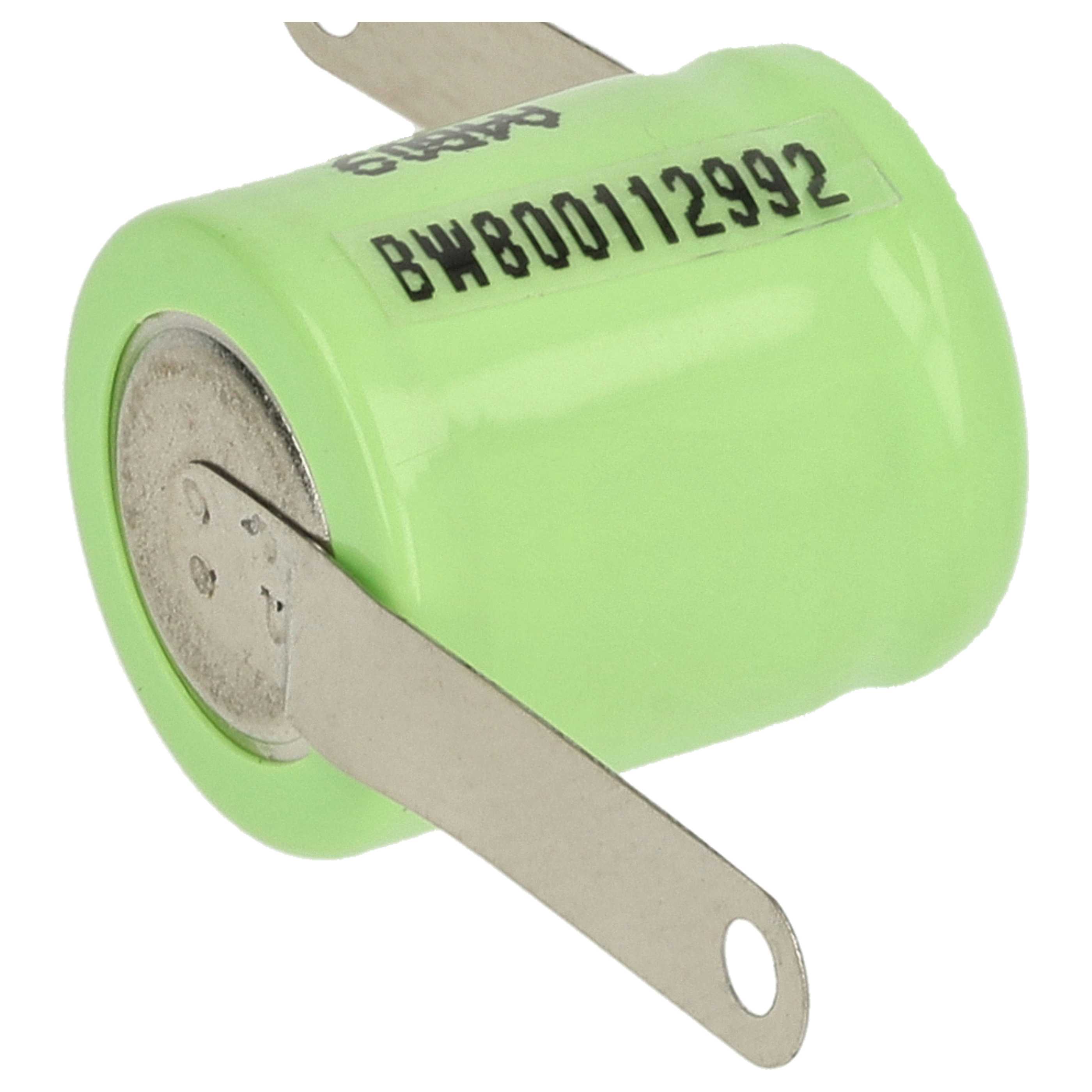 Pile bouton de type 1/3AA pour le modélisme et autres - 300mAh 1,2V NiMH