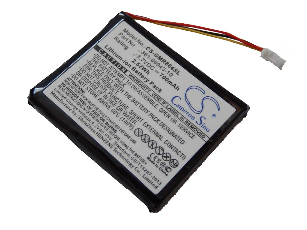 Dog Trainer Battery Replacement for Garmin 361-00043-10, 010-11864-00, 010-01069-01 - 700mAh 3.7V Li-Ion