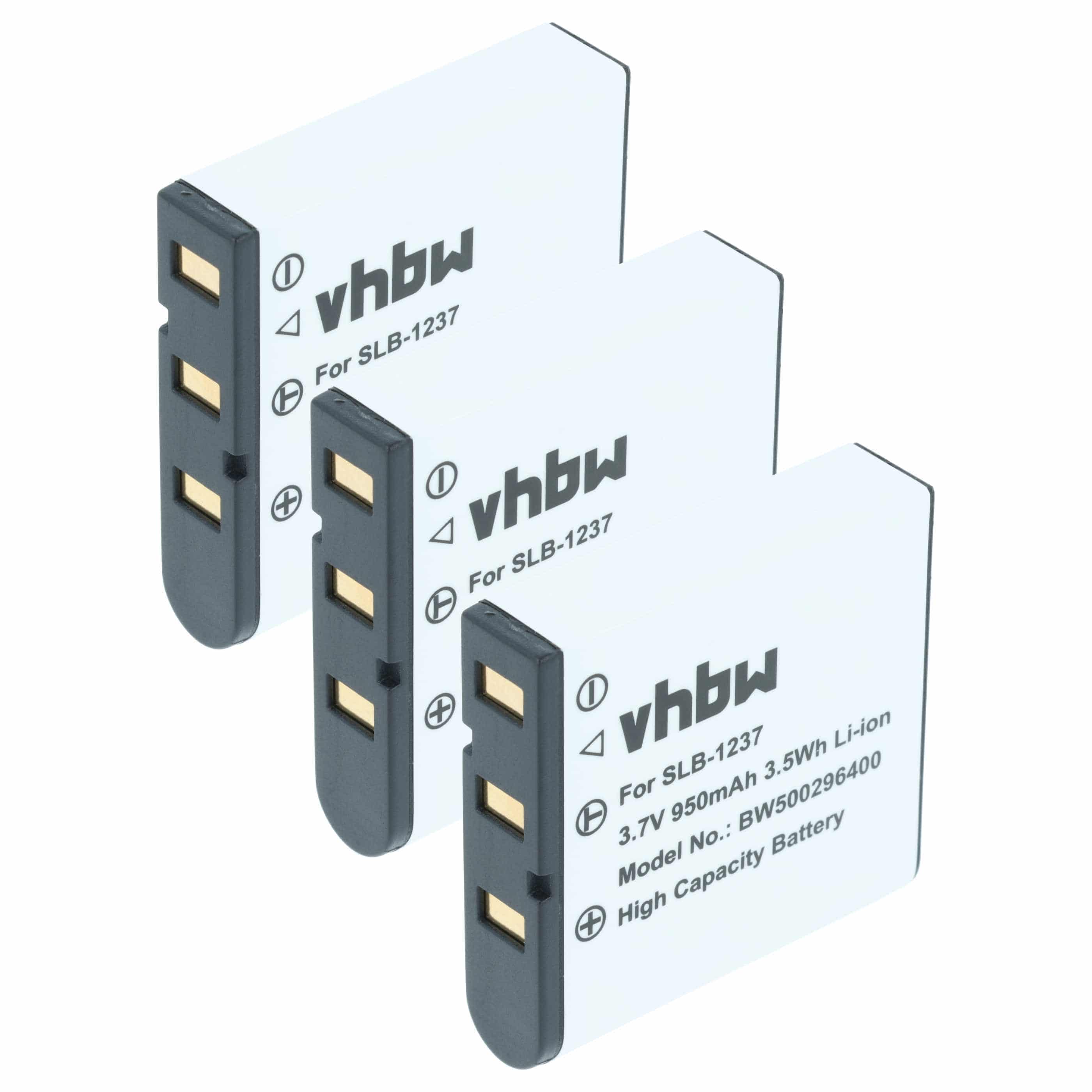 3x Battery replaces Epson EU-94, EPALB2, B32B818242, B31B173003CU - 950mAh, 3.7V, Li-Ion