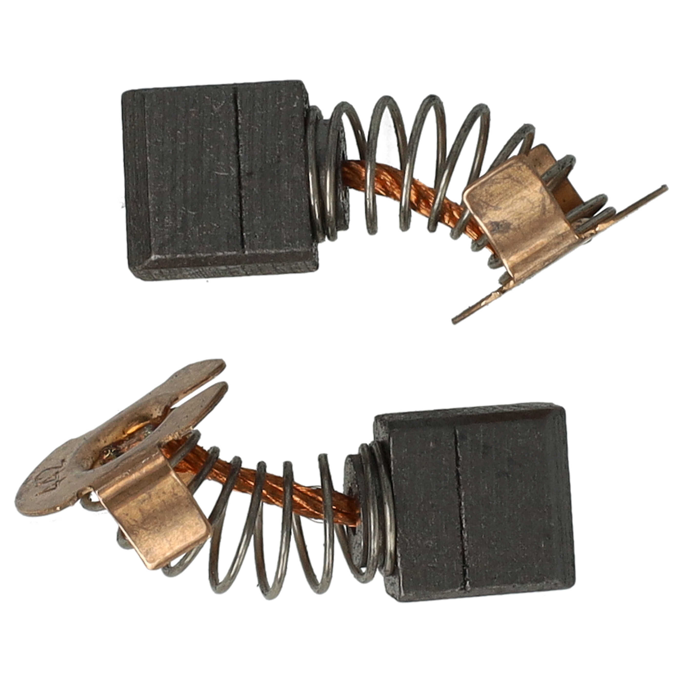 2x Carbon Brush as Replacement for Hitachi / Hikoki 999017 Electric Power Tools + Spring, 11 x 11 x 7mm