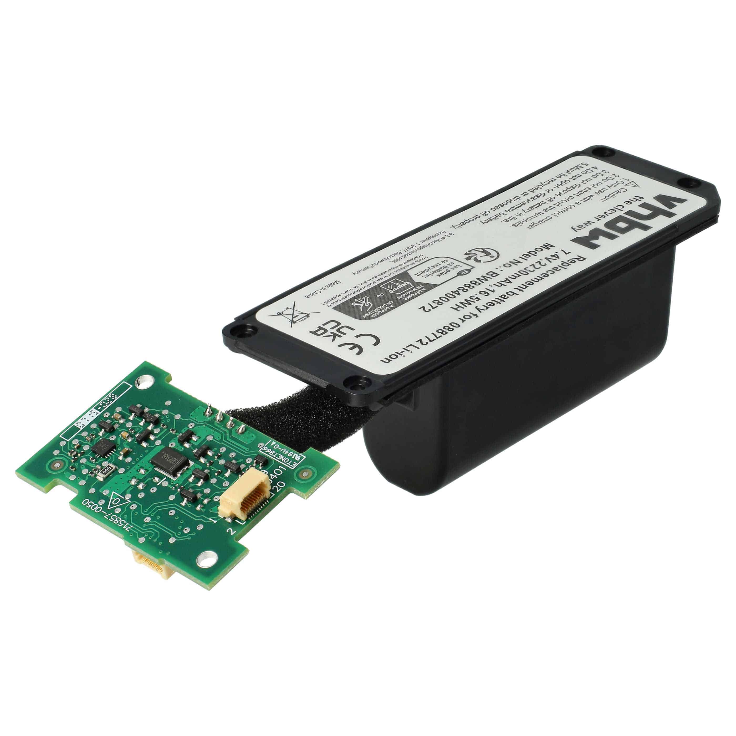 Battery replaces Bose 088796, 088789, 080841, 088772 for Bose Loudspeaker - Li-Ion 2230 mAh with Board