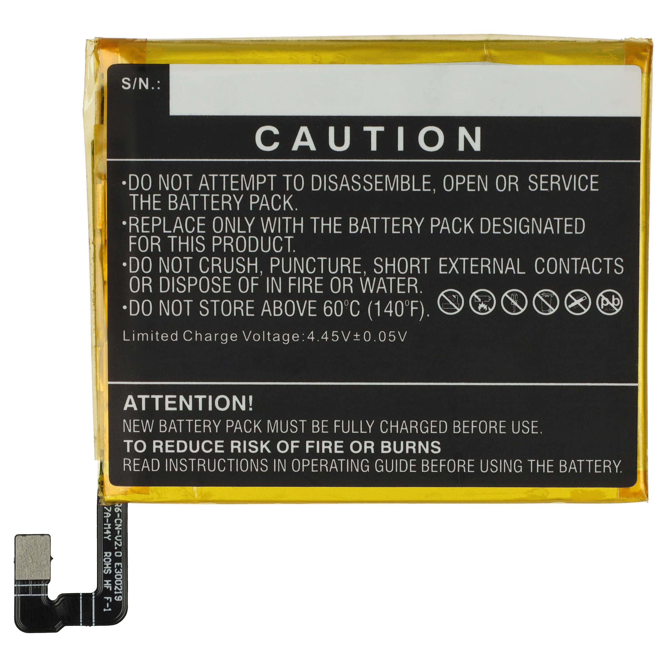 Mobile Phone Battery Replacement for Vivo B-R6 - 4350 mAh 3.87 V Li-polymer