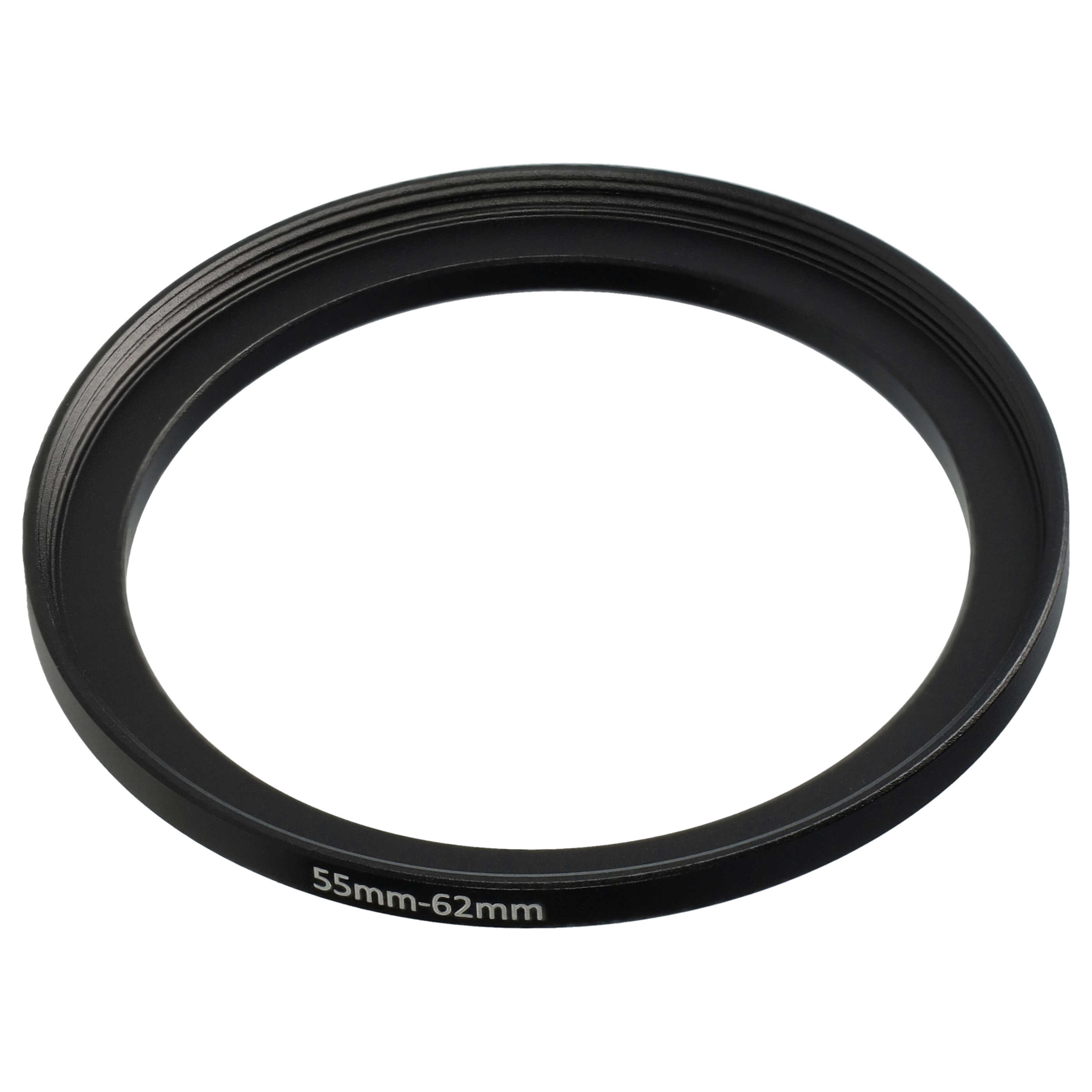 Step-Up-Ring Adapter 55 mm auf 62 mm passend für diverse Kamera-Objektive - Filteradapter