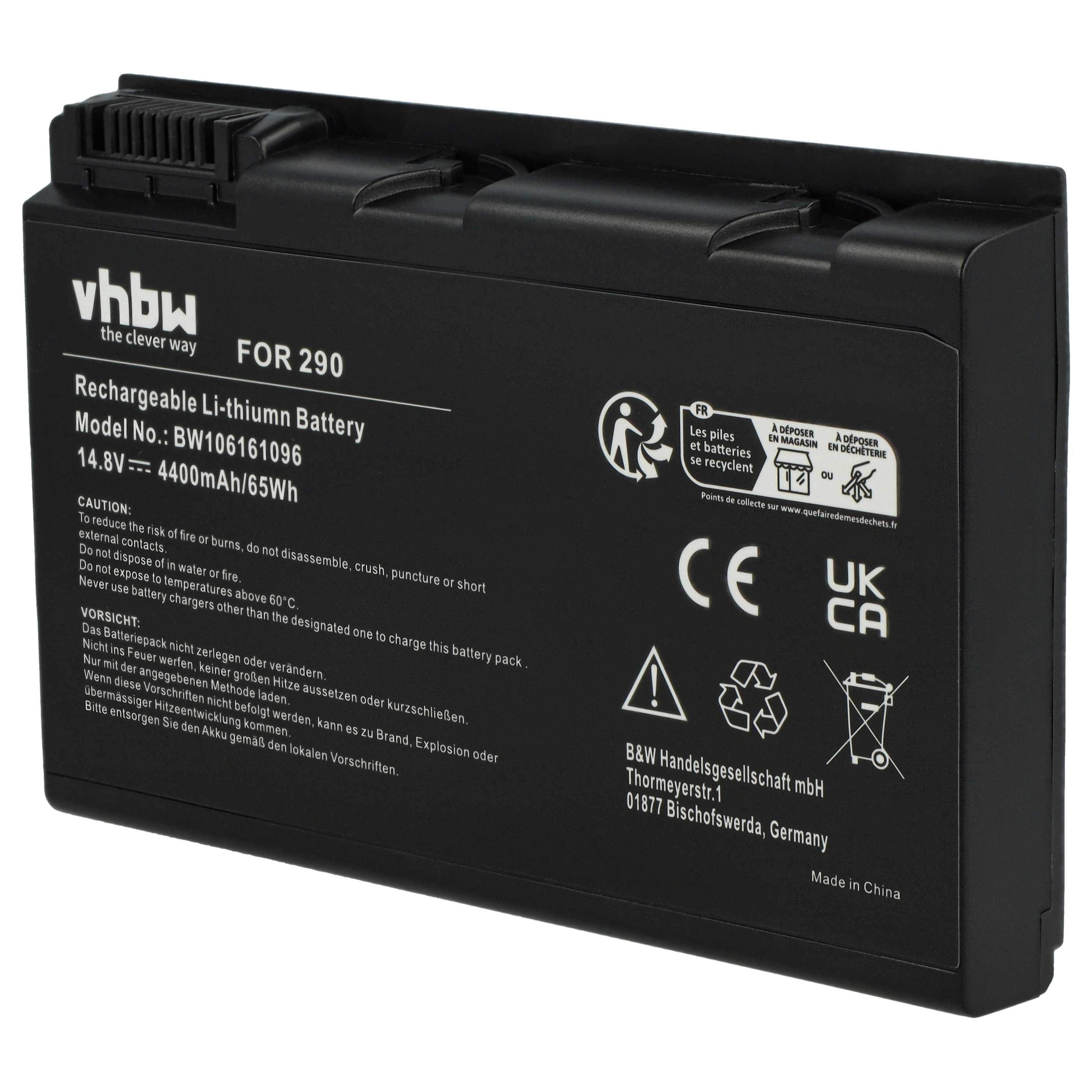 Akumulator do laptopa zamiennik Acer BATCL50L /BATCL51L, BATCL50L, A5525024 - 4400 mAh 14,8 V Li-Ion, czarny