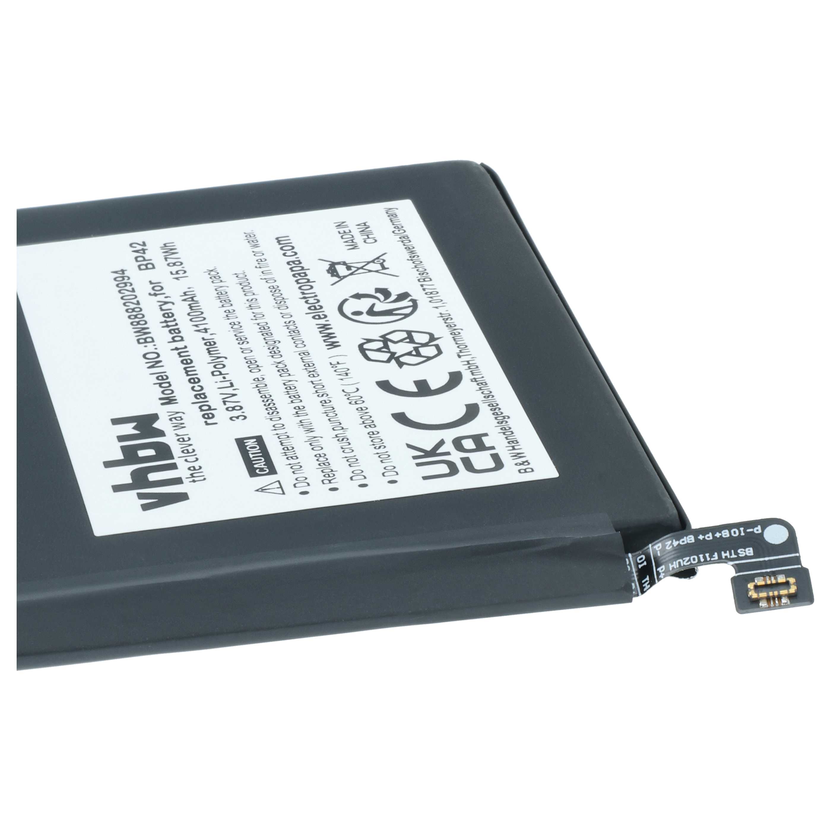 Akumulator do telefonu smartfona zamiennik Xiaomi BP42 - 4100 mAh 3,87 V LiPo