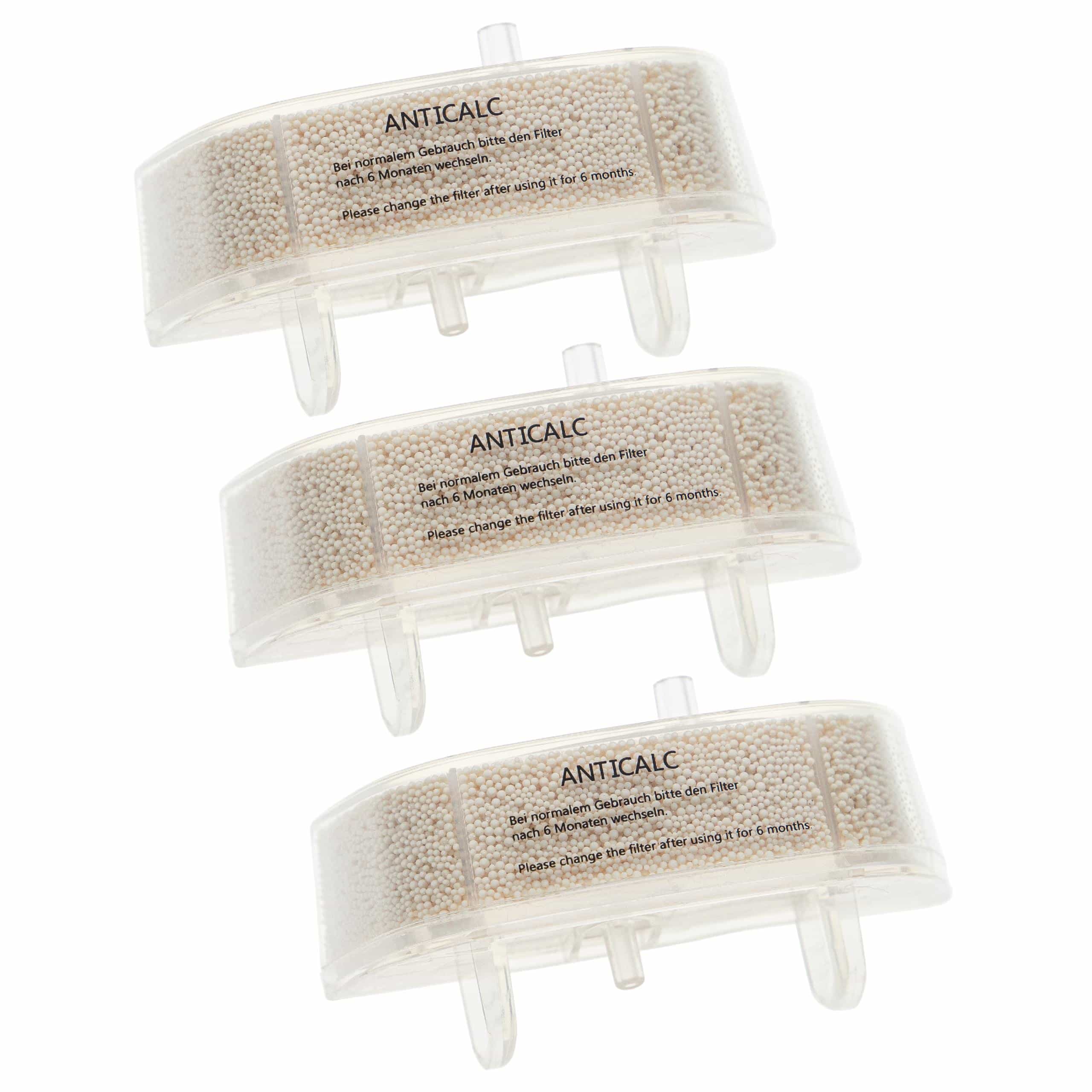  3x Anti-Calc Filter Cartridge replaces Rowenta ZR006501 for Rowenta Steam Cleaner