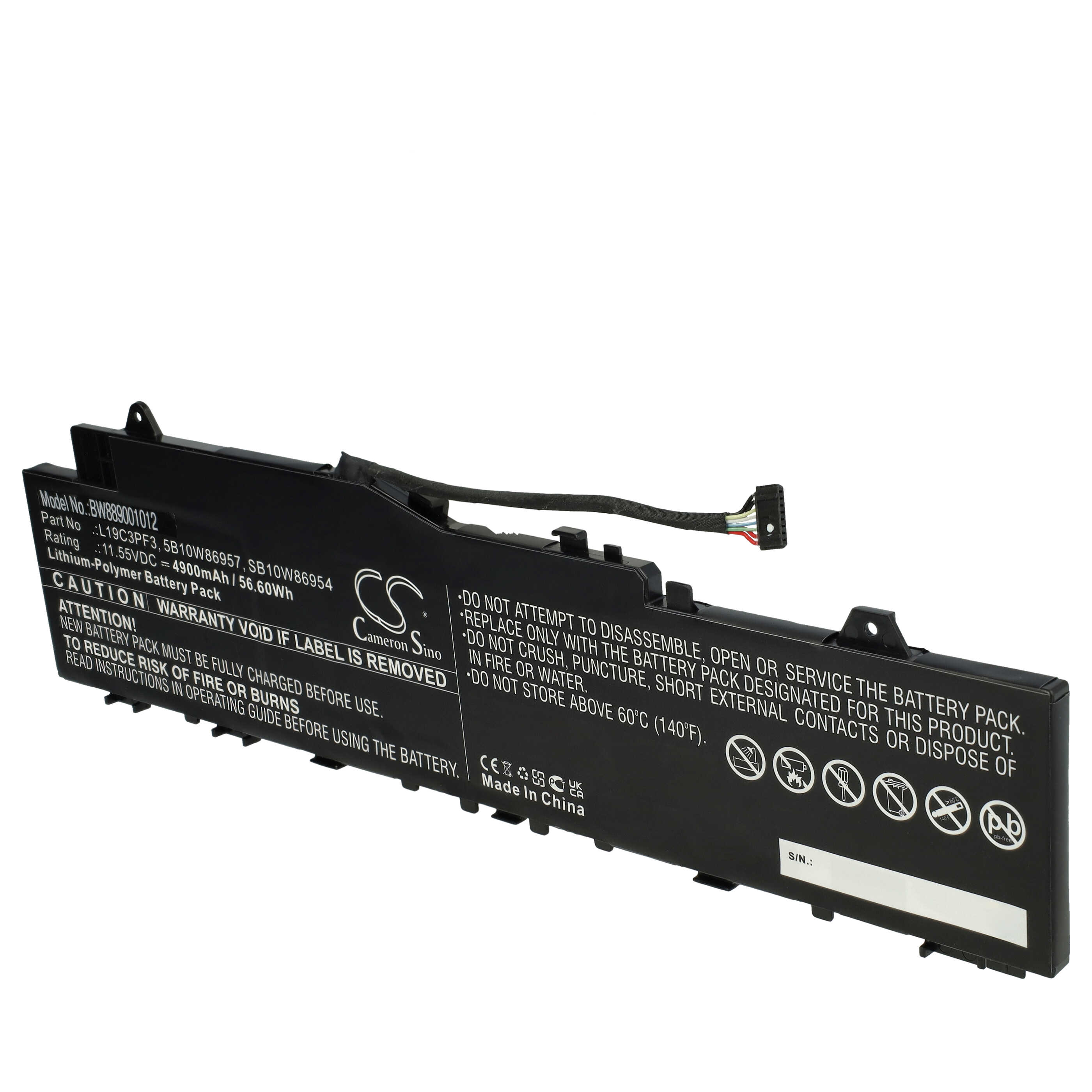 Akumulator do laptopa Lenovo IdeaPad 5 14" - 4900 mAh 11,55 V LiPo, czarny
