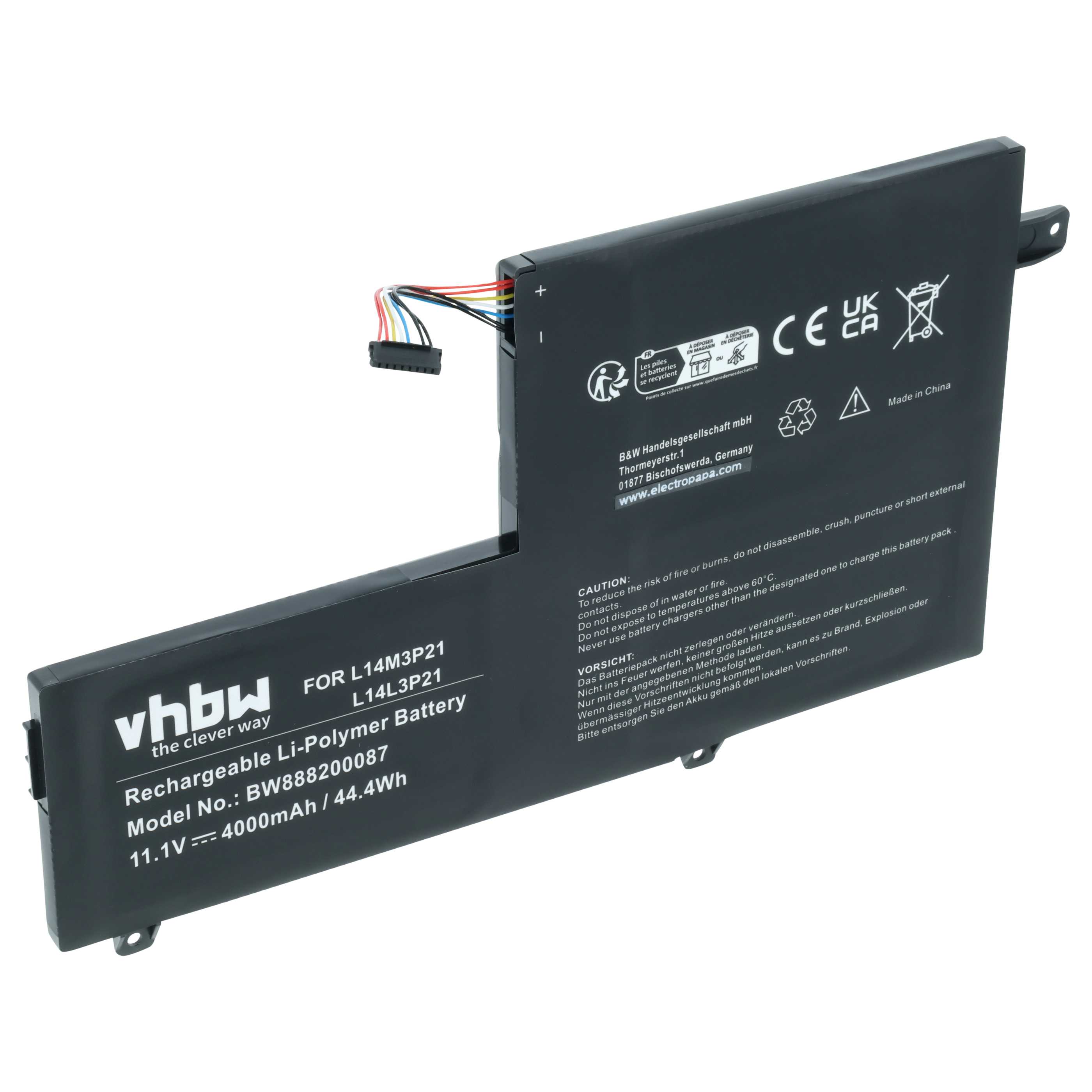 Akumulator do laptopa zamiennik Lenovo 5B10G78611, 5B10G78609, 5B10K10180, 5B10J40590 - 4000 mAh 11,1 V LiPo