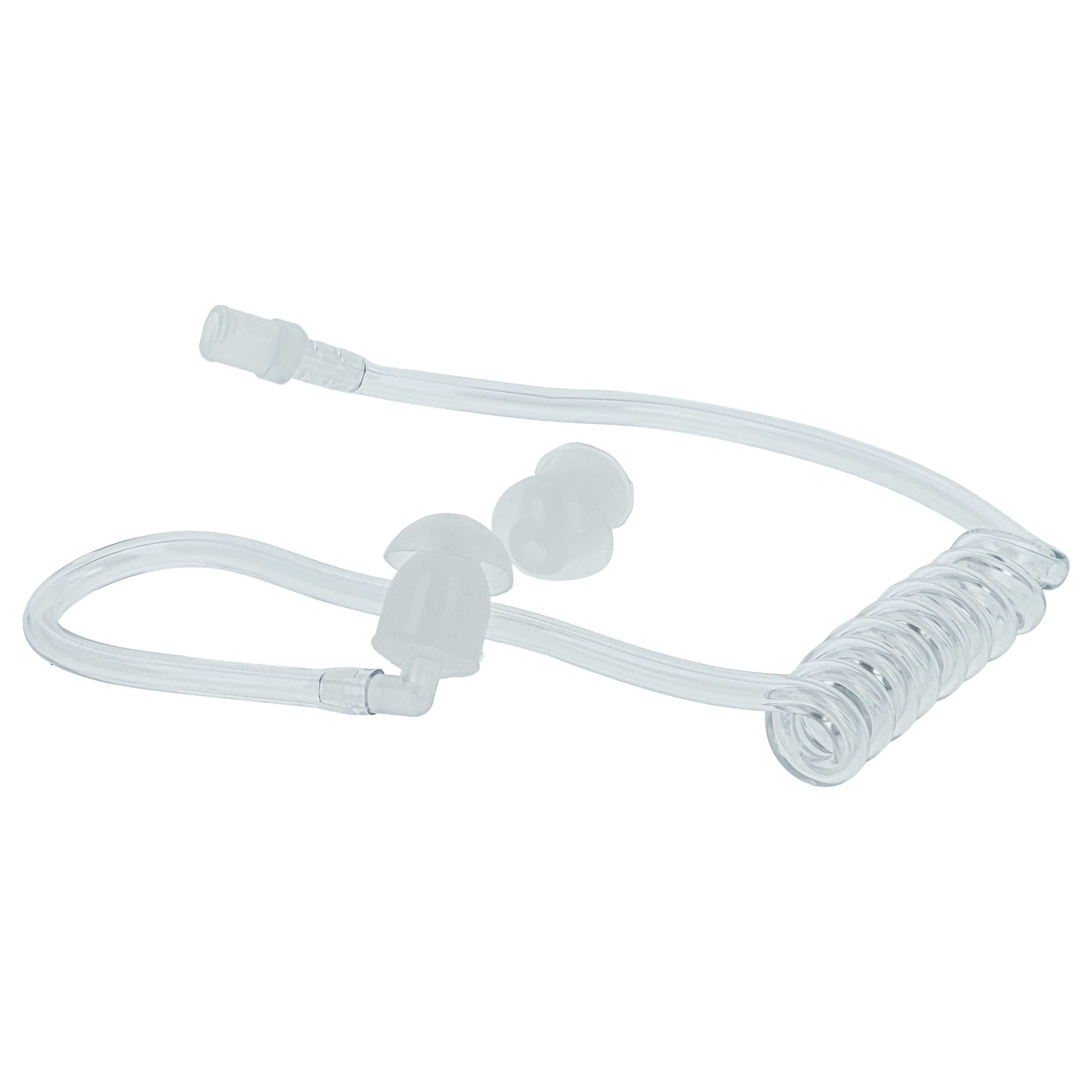 Tubo acustico per Headset - incl. 2x olive auricolari, trasparente