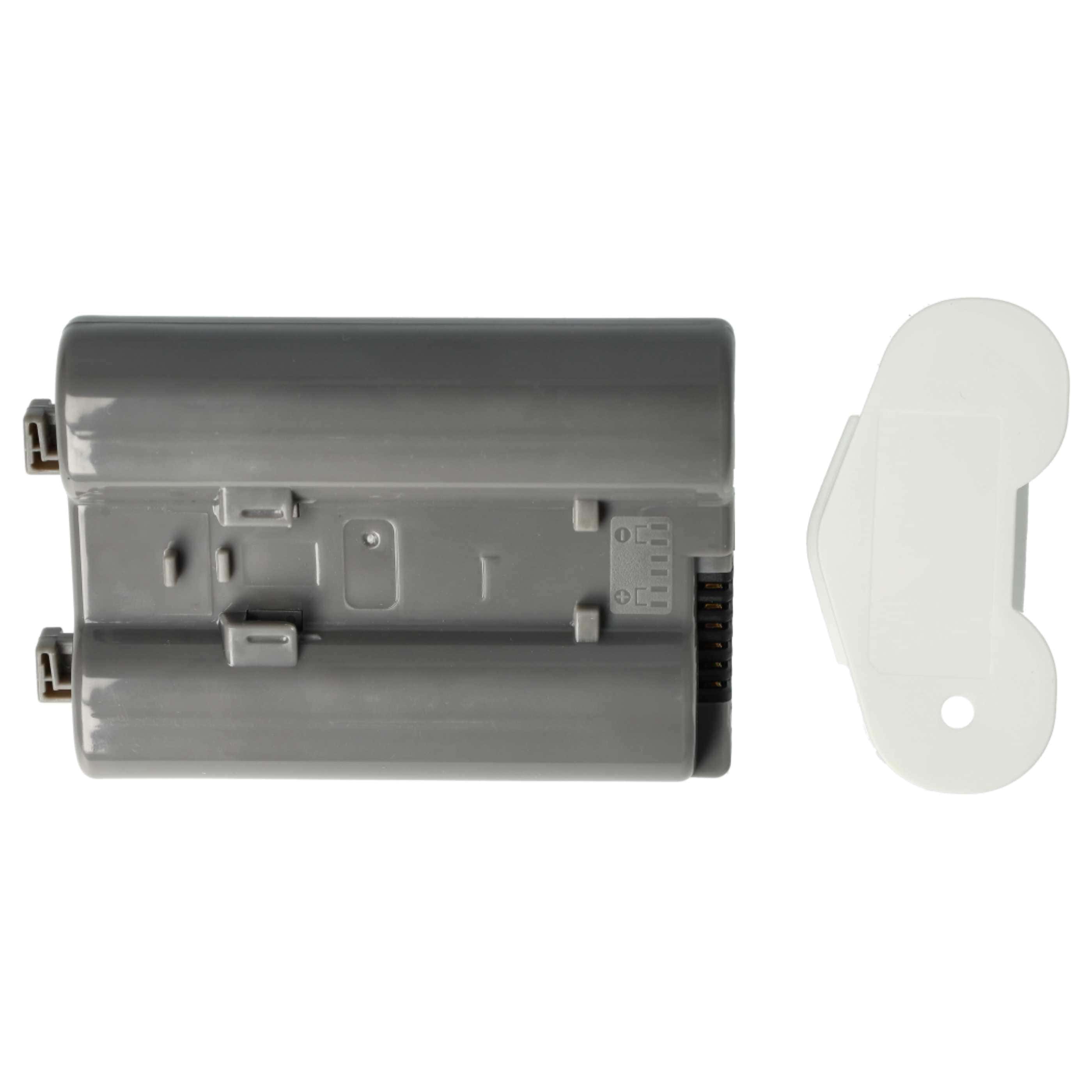 2x Battery replaces Nikon EN-EL18 - 2600mAh, 10.8V, Li-Ion with Info Chip