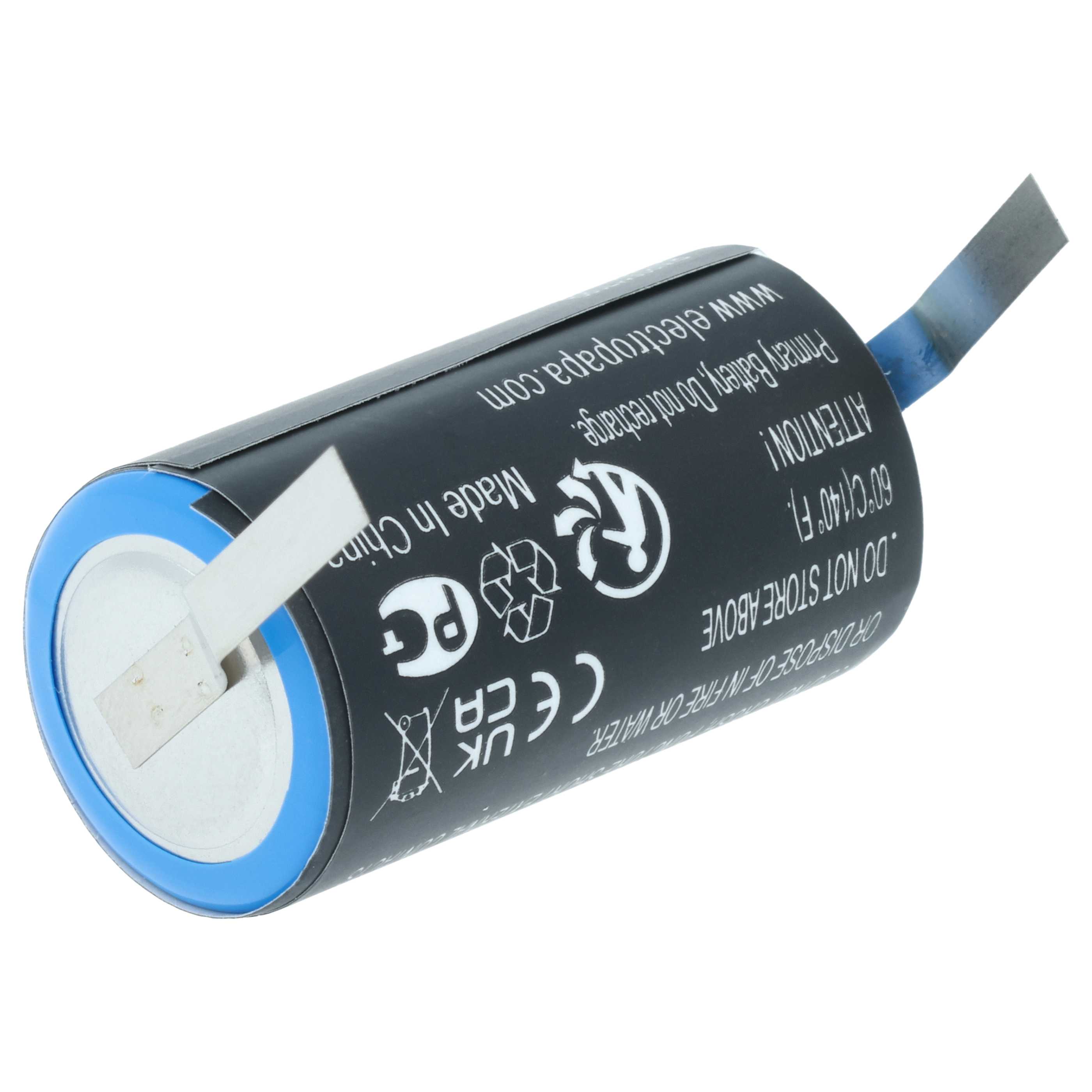 5x Battery replaces Maxell ER17/33 - 1600 mAh 3.6 V Li-MnO2