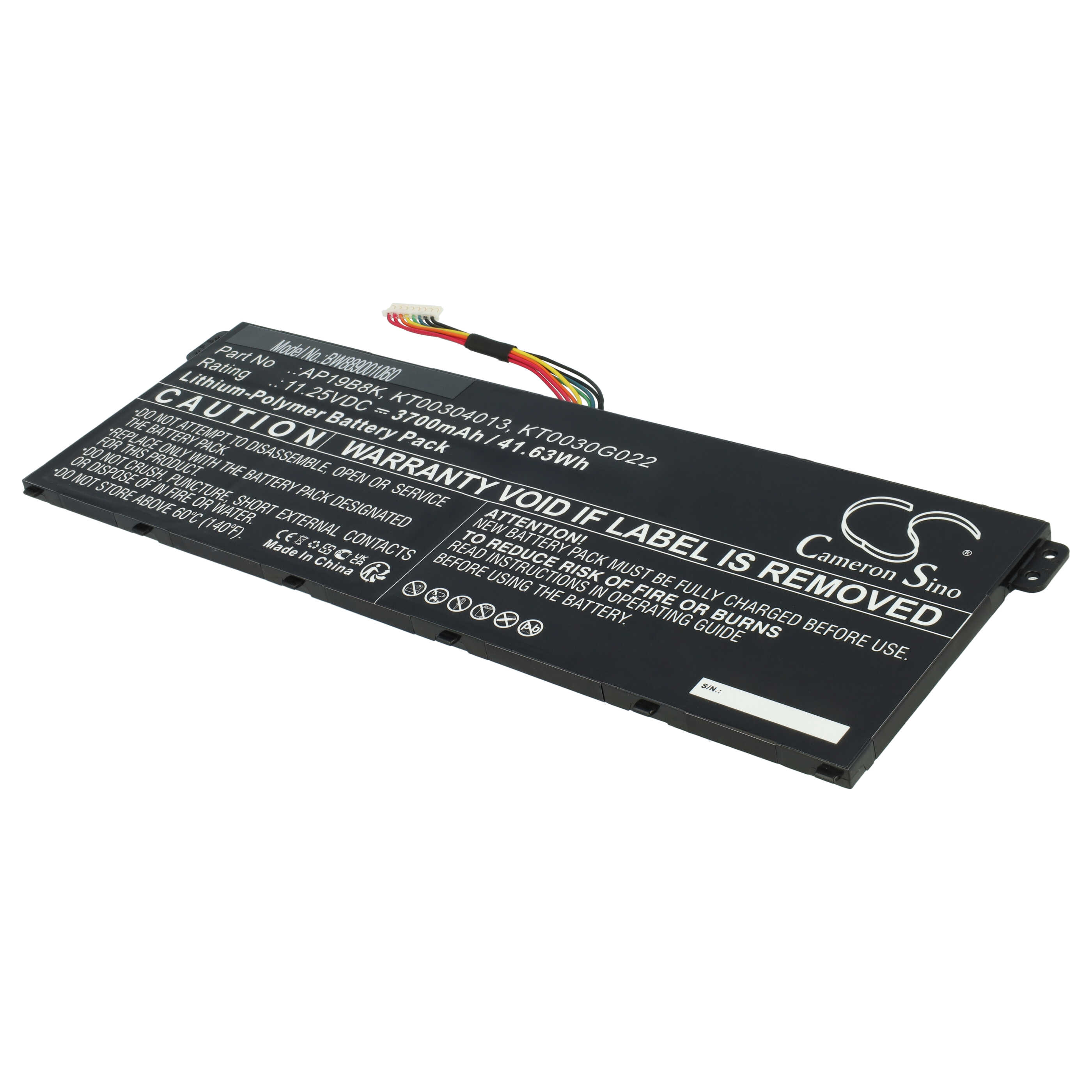 Akumulator do laptopa zamiennik Acer KT0030G022, KT00304013, AP19B8K, AP18C4K - 3700 mAh 11,25 V LiPo