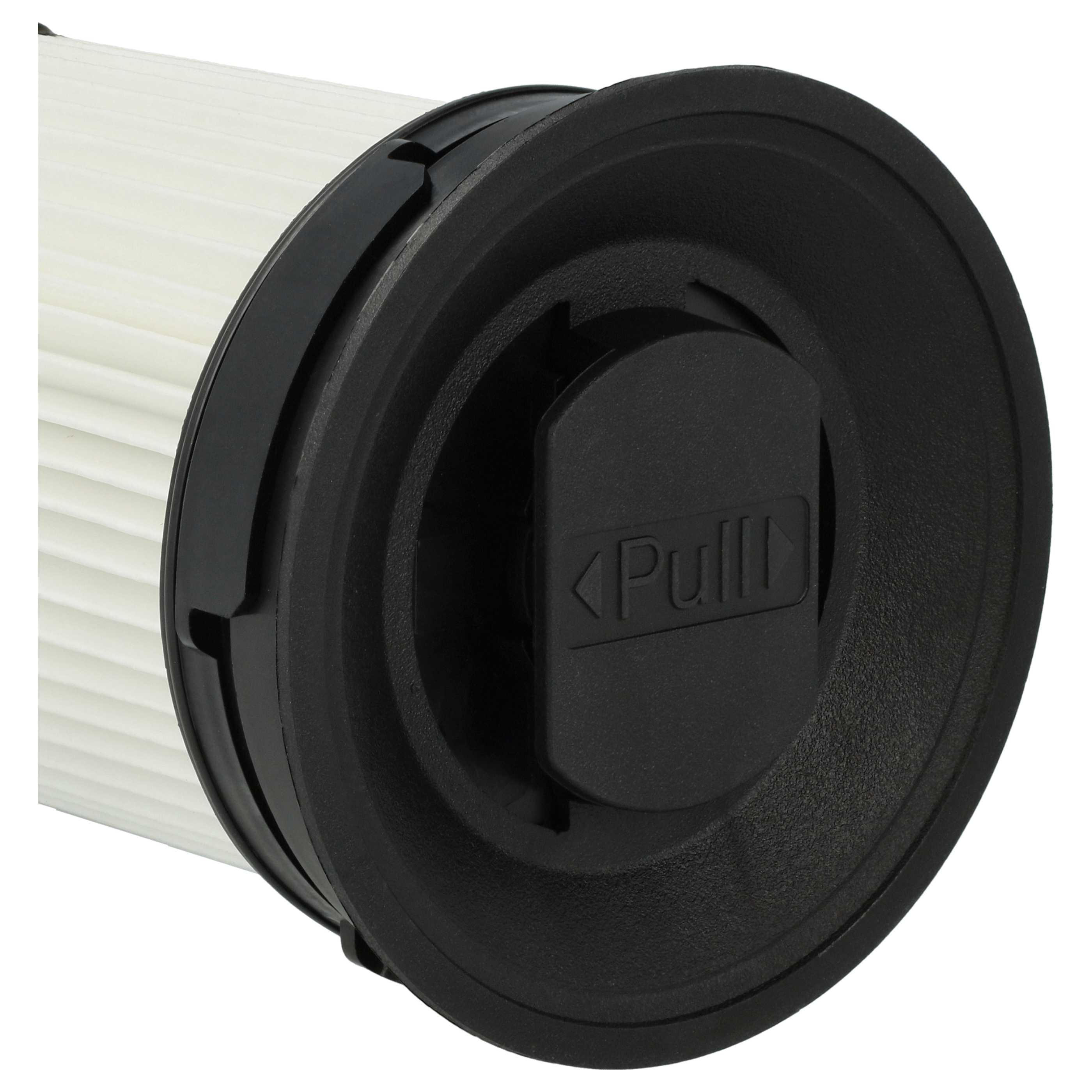 4x Filtro sostituisce Miele 11385020, 4002516262756, 41996704EU1, HX-FSF per aspirapolvere - nero / bianco