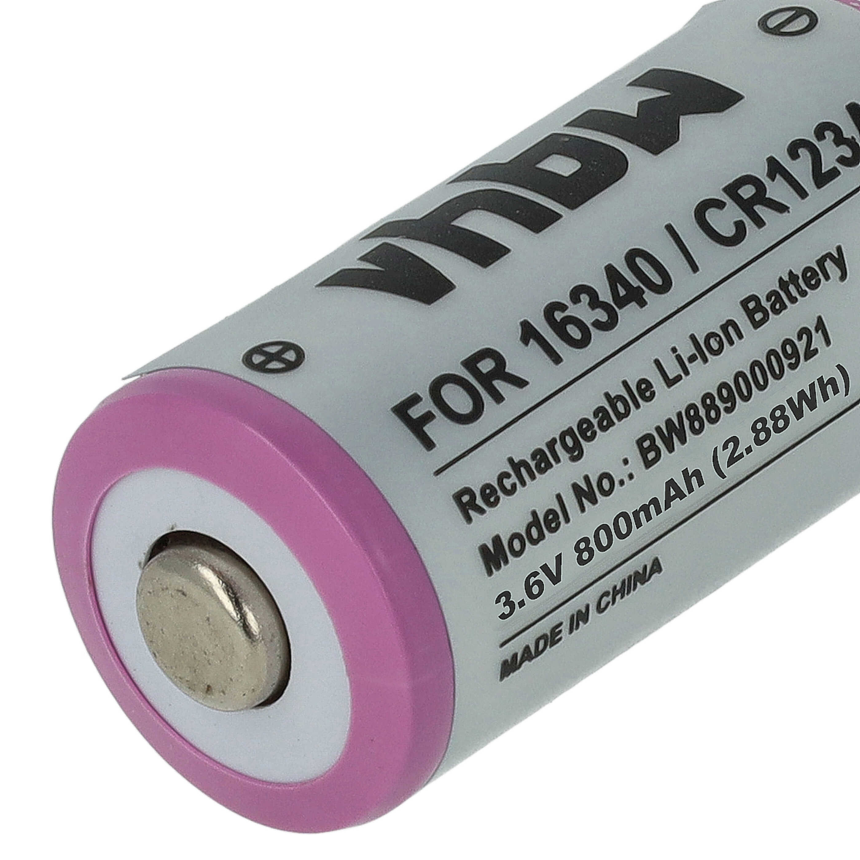 3x Caricabatterie doppio incl. 2x CR123A batteria (800 mAh) per batterie Gigaset, , Sommer Motion Sensor One X