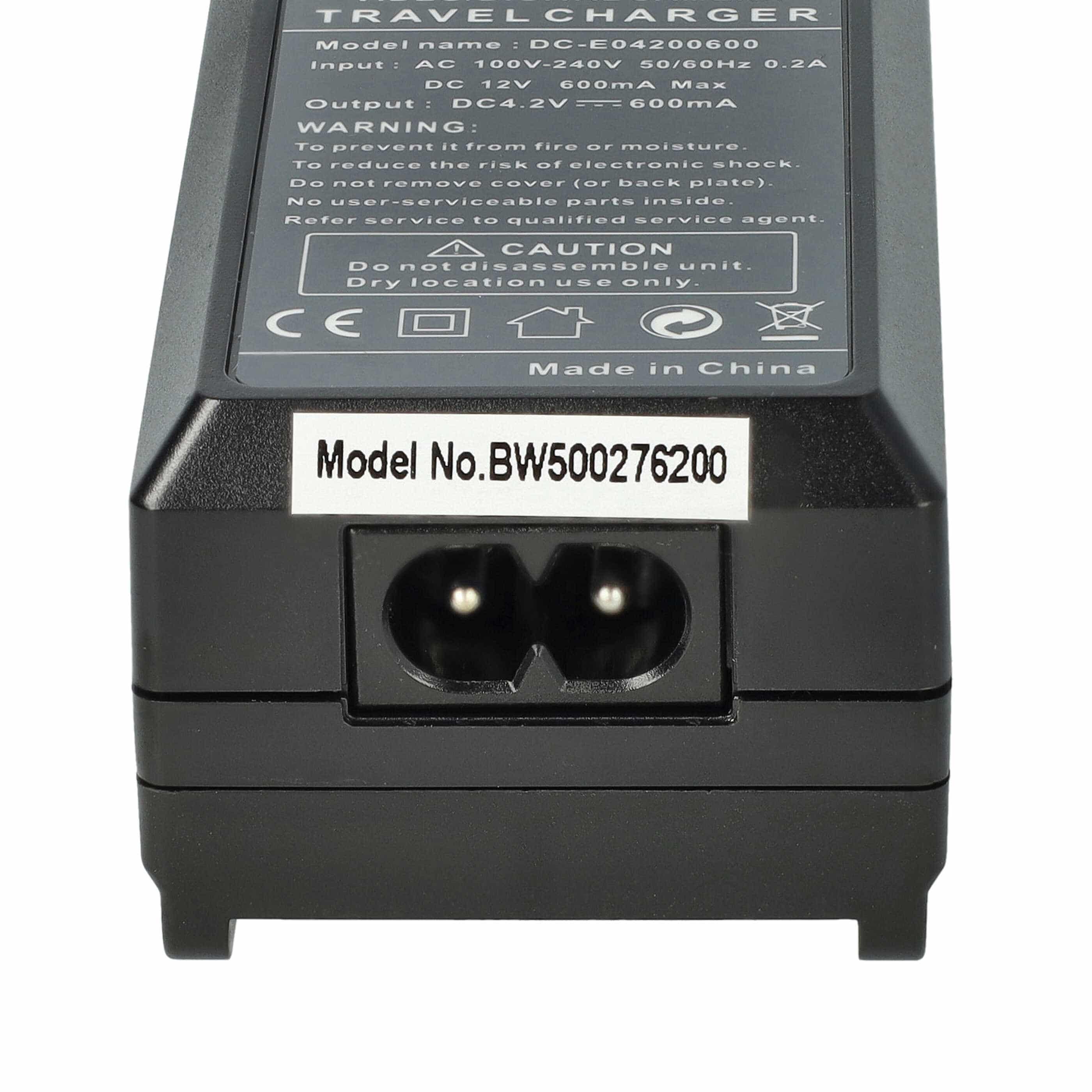 Caricabatterie + adattatore da auto per fotocamera - 0,6A 4,2V 88,5cm