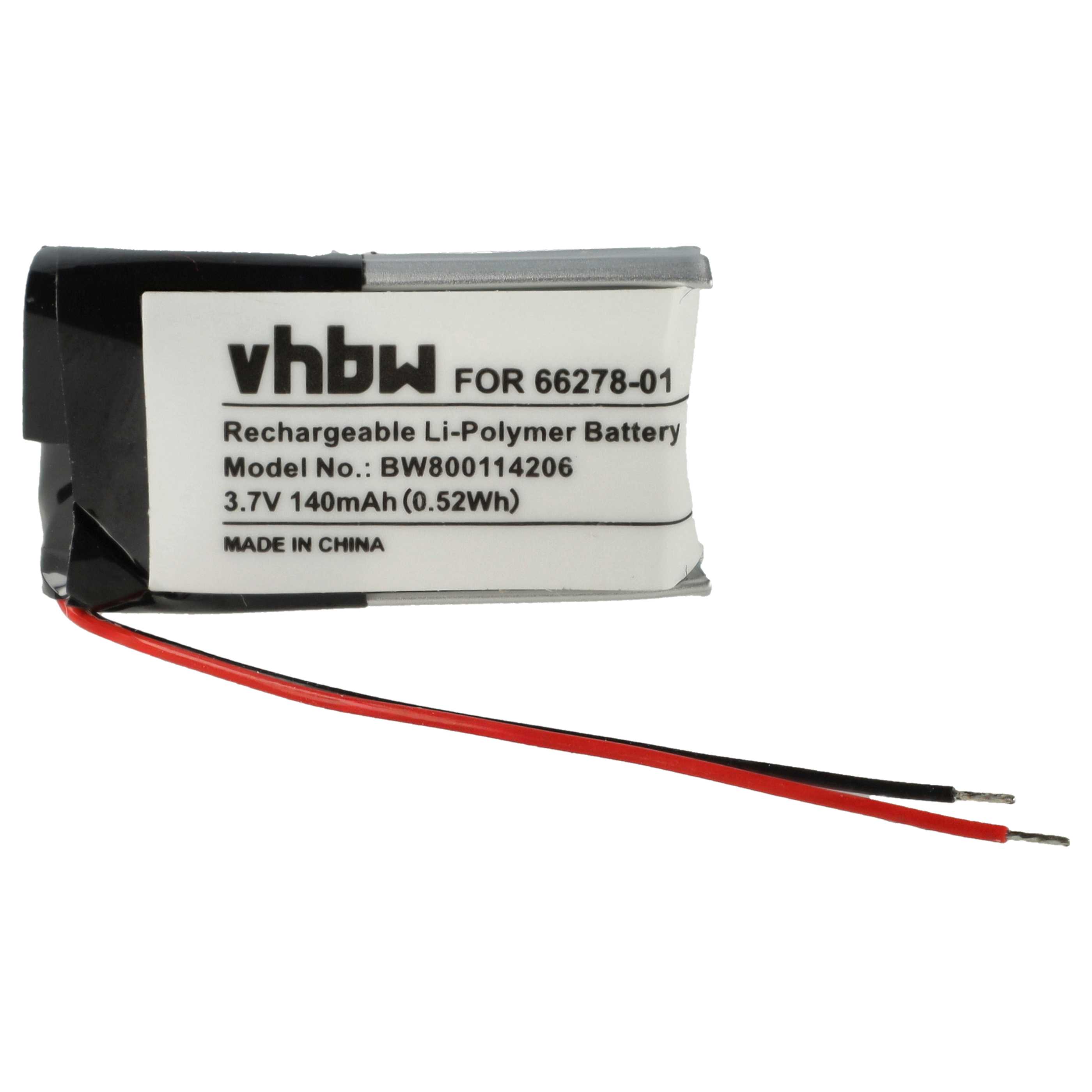 Akumulator do słuchawek bezprzewodowych zamiennik Plantronics 66278-01, 79879-01 - 140 mAh 3,7 V LiPo