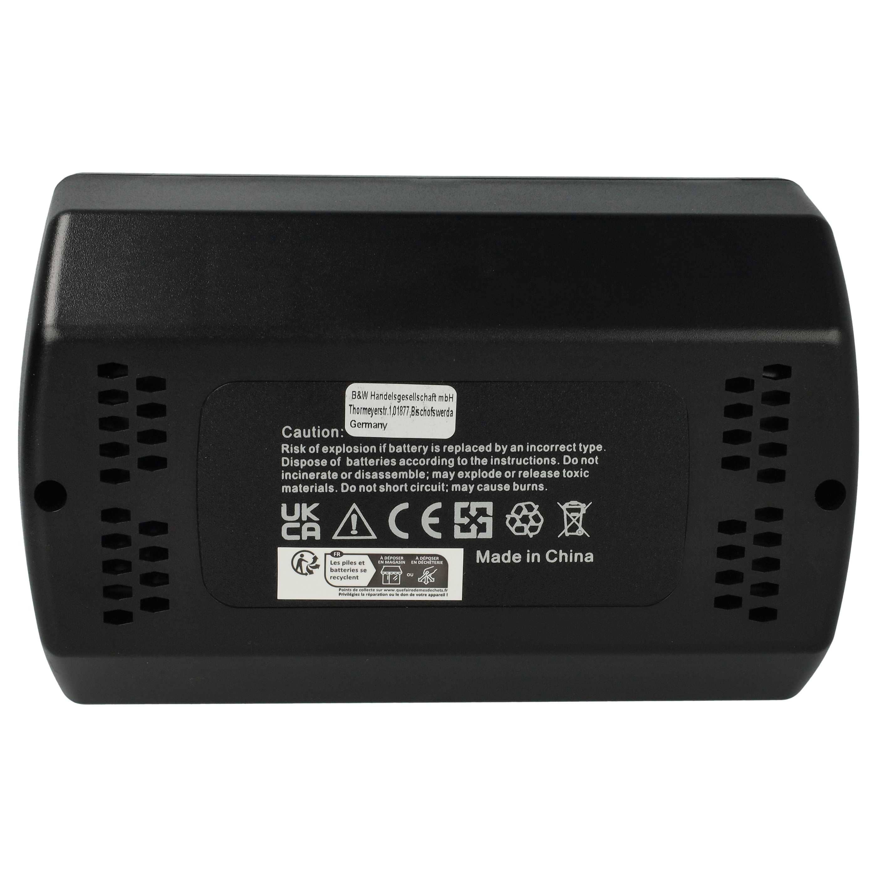 Battery replaces Garden Feelings R1S-360-AH-C 36V Electric Power Tool - 3000 mAh, 36 V, Li-Ion