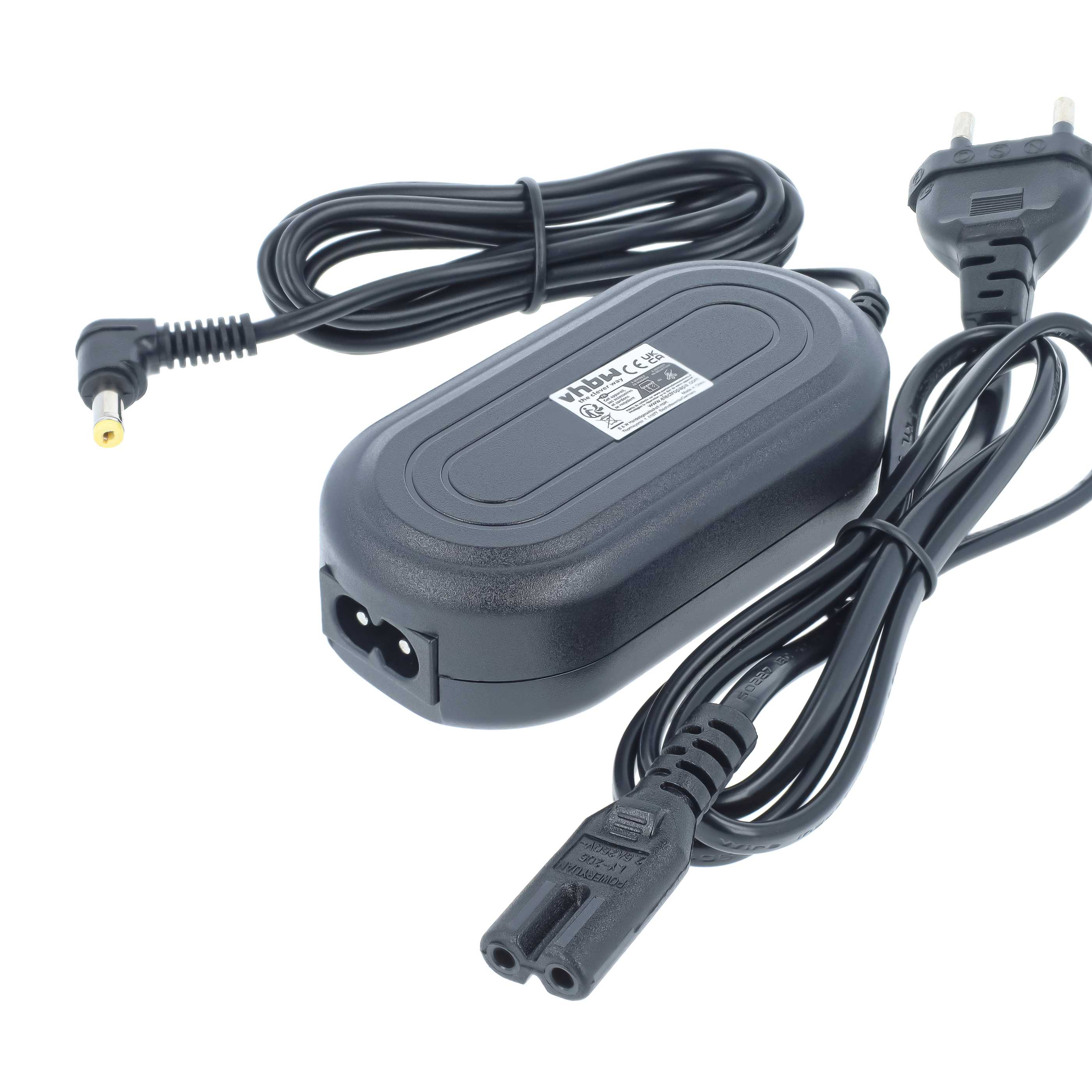 Power Supply replaces DMW-Ac7 for Camera - 2 m, 8.4 V 1.0 A