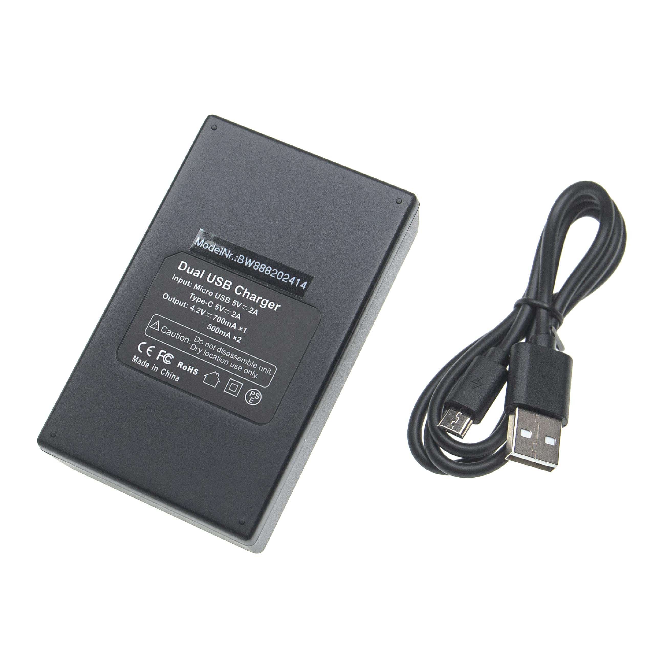 Battery Charger suitable for Sony NP-BX1 Camera etc. - 0.5 A, 4.2 V