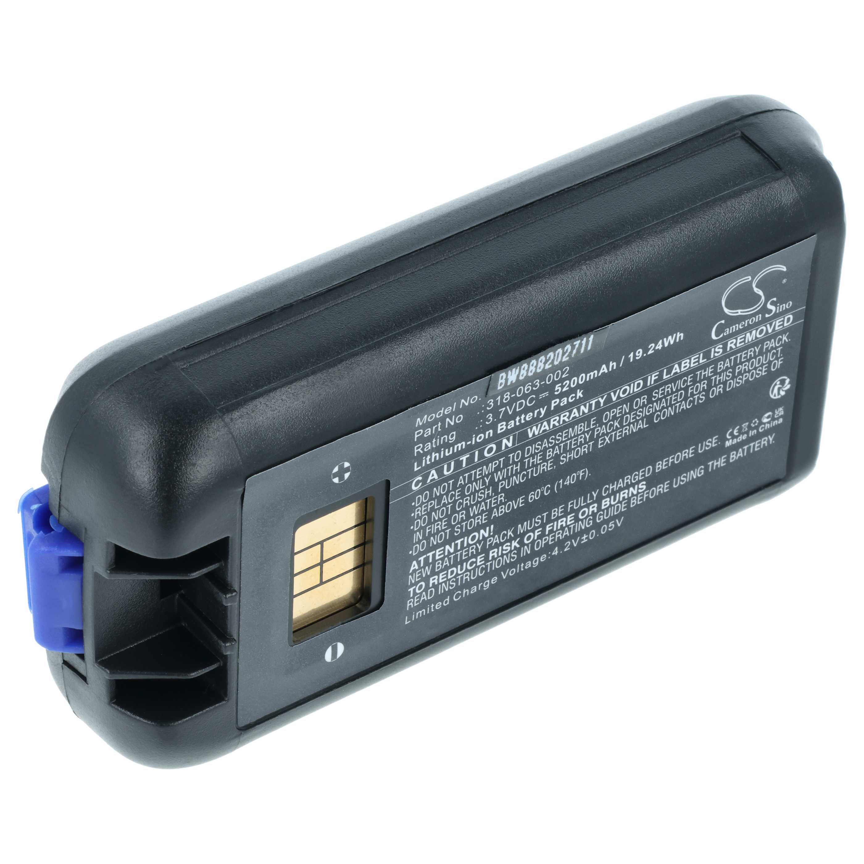 Handheld Computer Battery replaces Honeywell 318-034-001, 318-034-013, 318-034-003 - 5200mAh, 3.7V