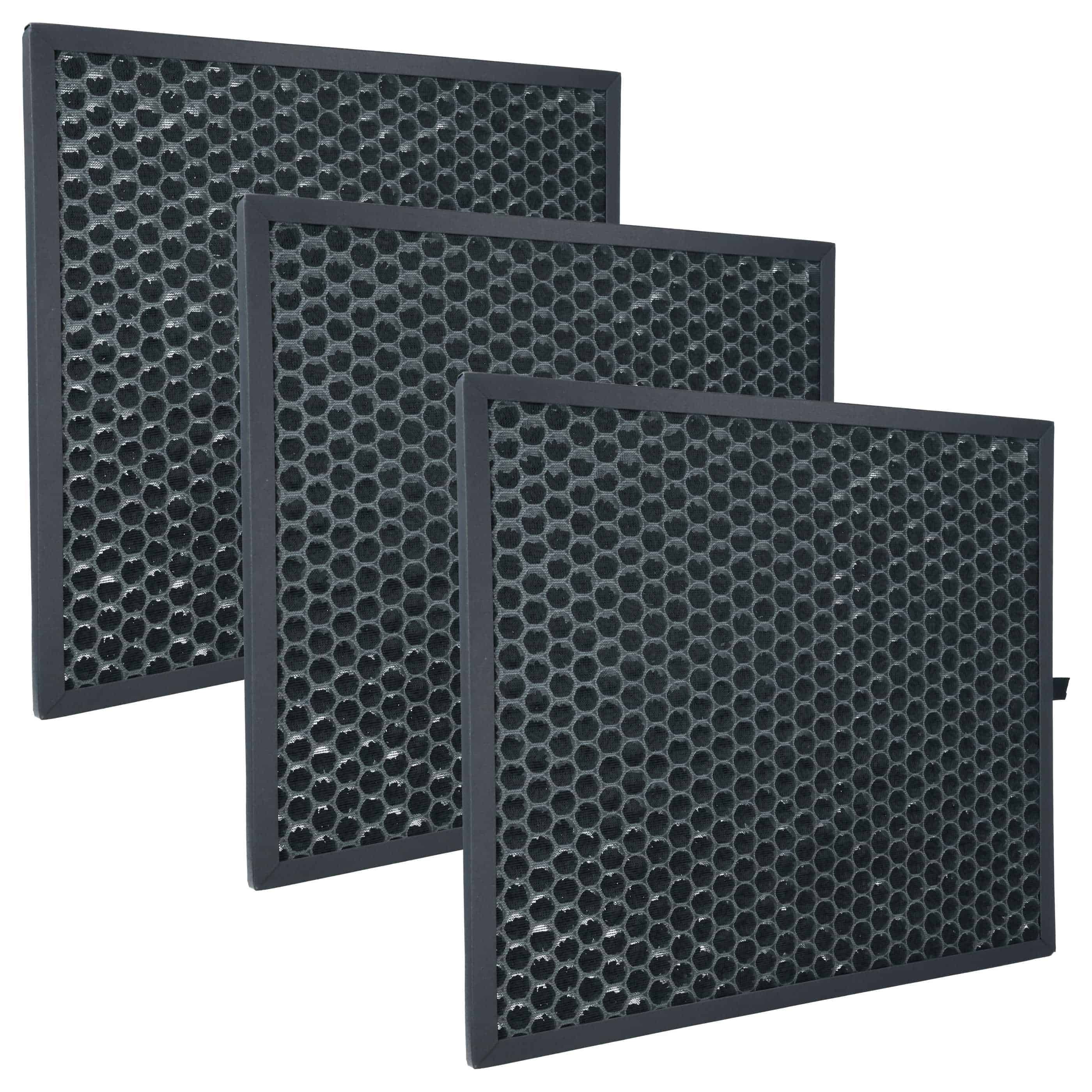 3x Activated Carbon Filter replaces Sharp FZ-F30DFE for Sharp Air Purifier - Air Filter
