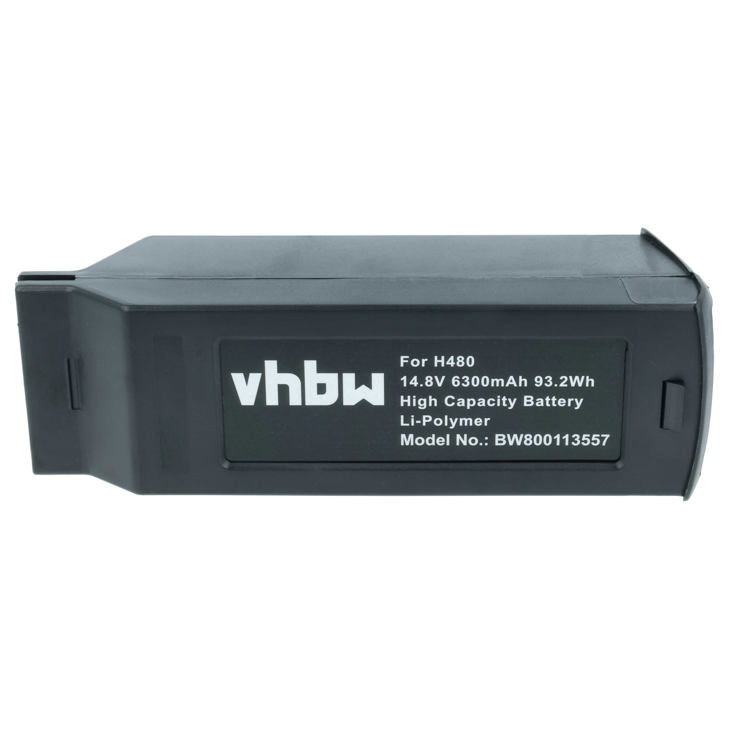 Batteria per drone quadri e multicottero sostituisce Yuneec YUNH105, YUNTYH105 - 6300mAh 14,8V Li-Poly