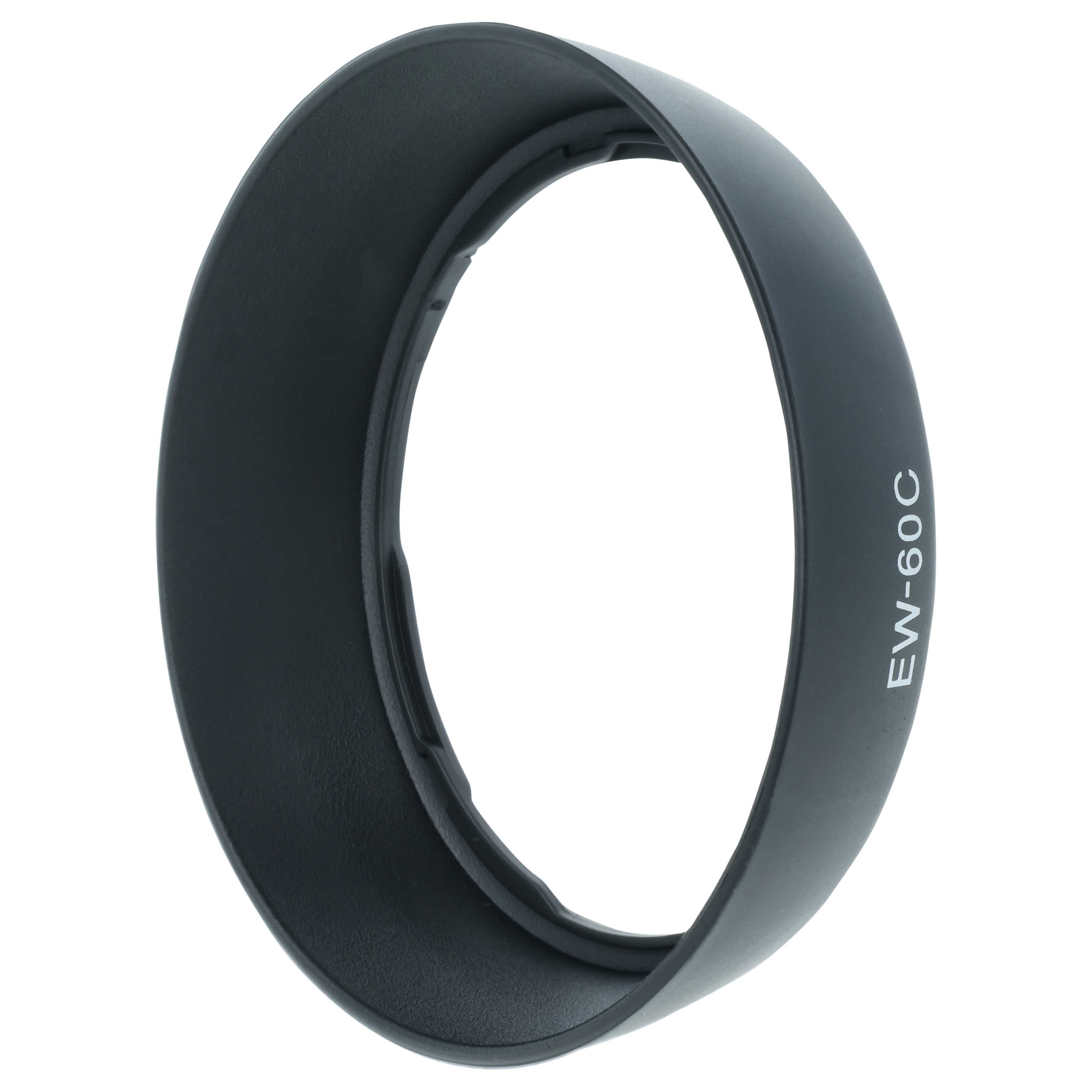 Lens Hood replaces Canon EW-60C for Canon Lens with 58 mm Diameter, plastic, black