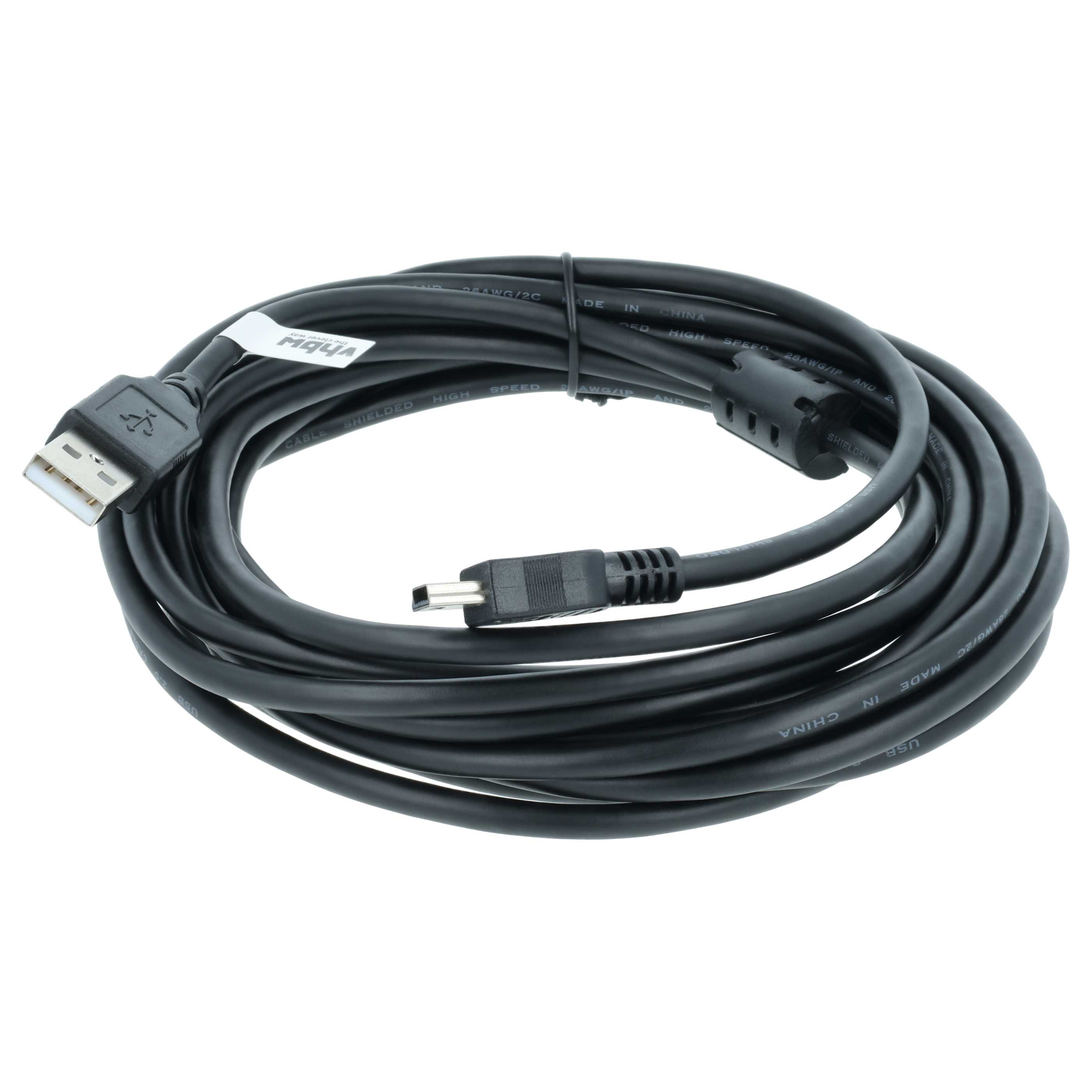 USB Data Cable replaces Panasonic EW12531, EW12381, EW12531, EW12381, K1HA05AD0005 for Camera - 500 cm