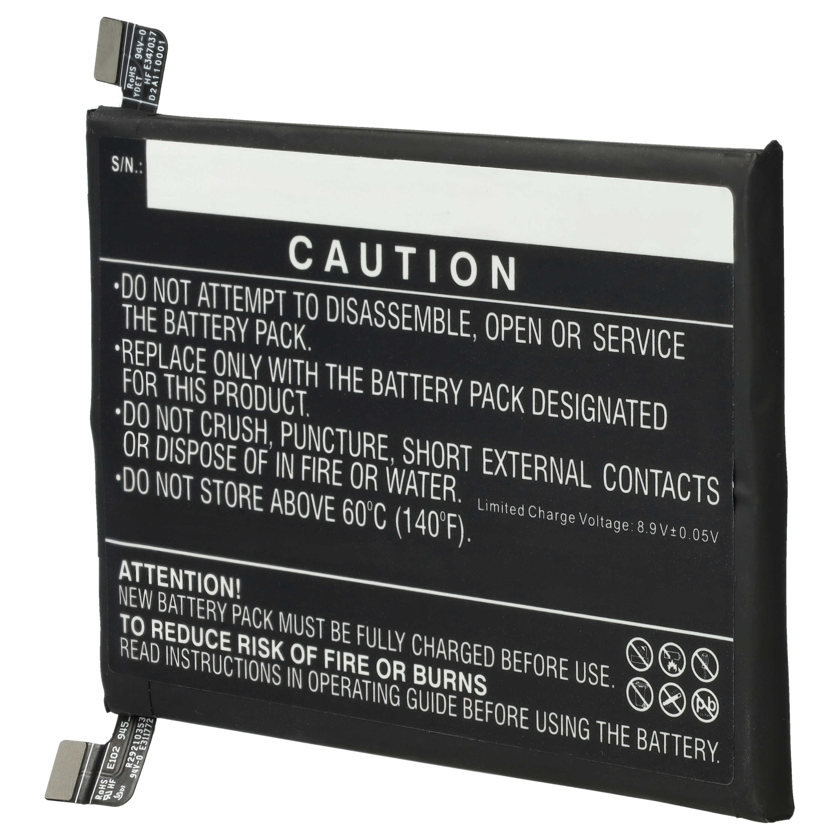 Akumulator do telefonu smartfona zamiennik OnePlus BLP945 - 2350 mAh 7,74 V LiPo