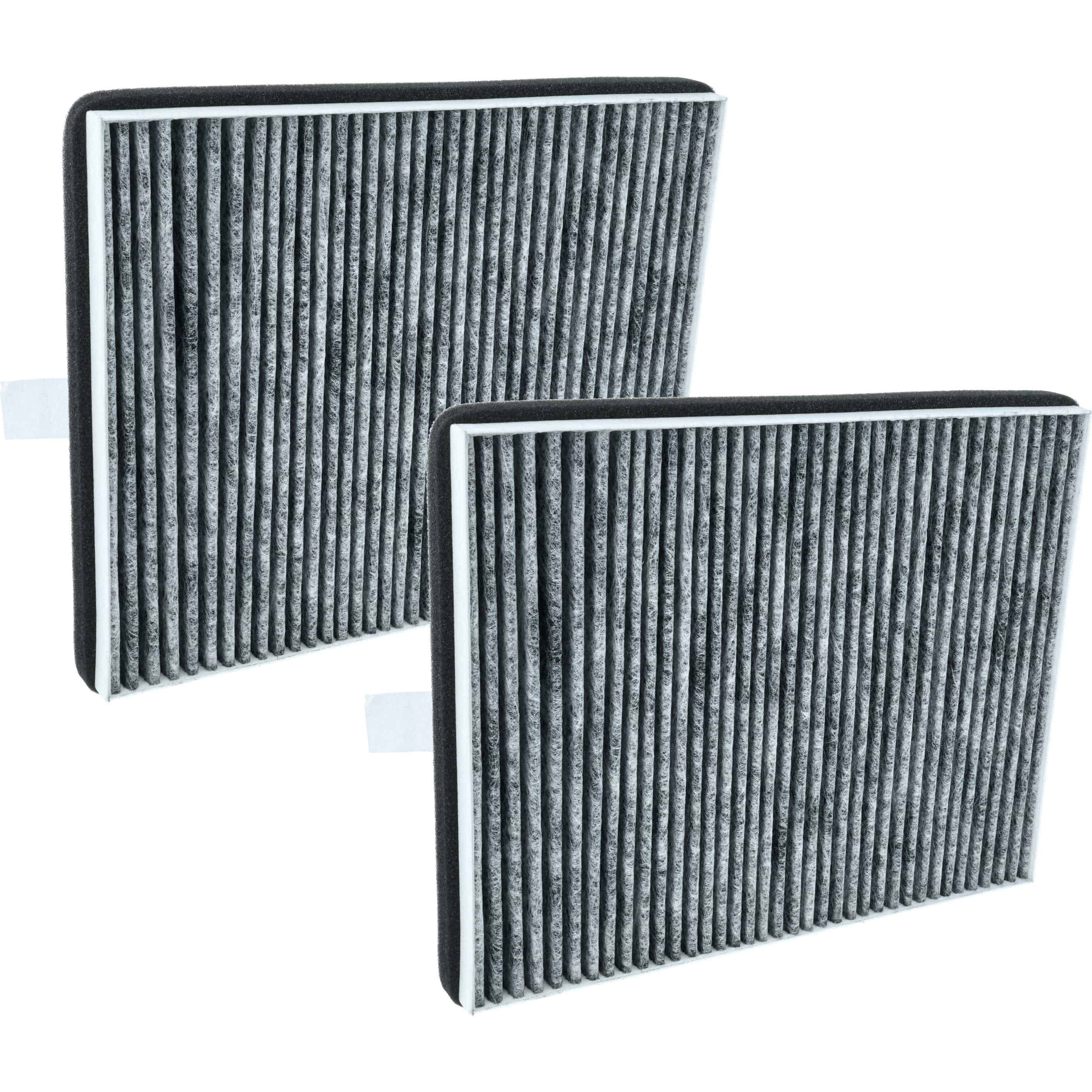 2x Filtres à charbon actif remplace Miele DKF 15-P pour hotte Miele