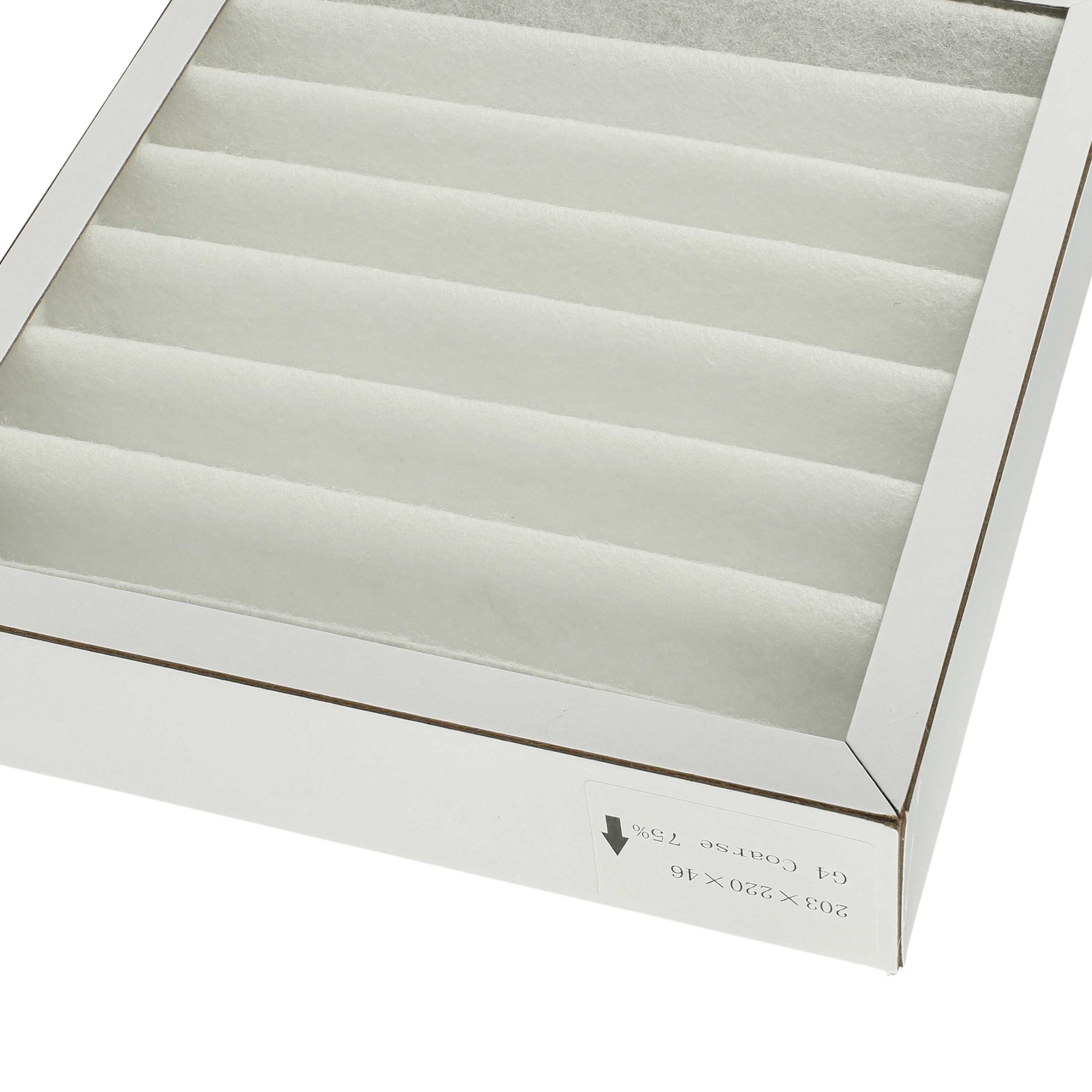 2x Filter als Ersatz für Pluggit ADFG4F7-160 für Pluggit Lüfter - Filterklasse G4, weiß