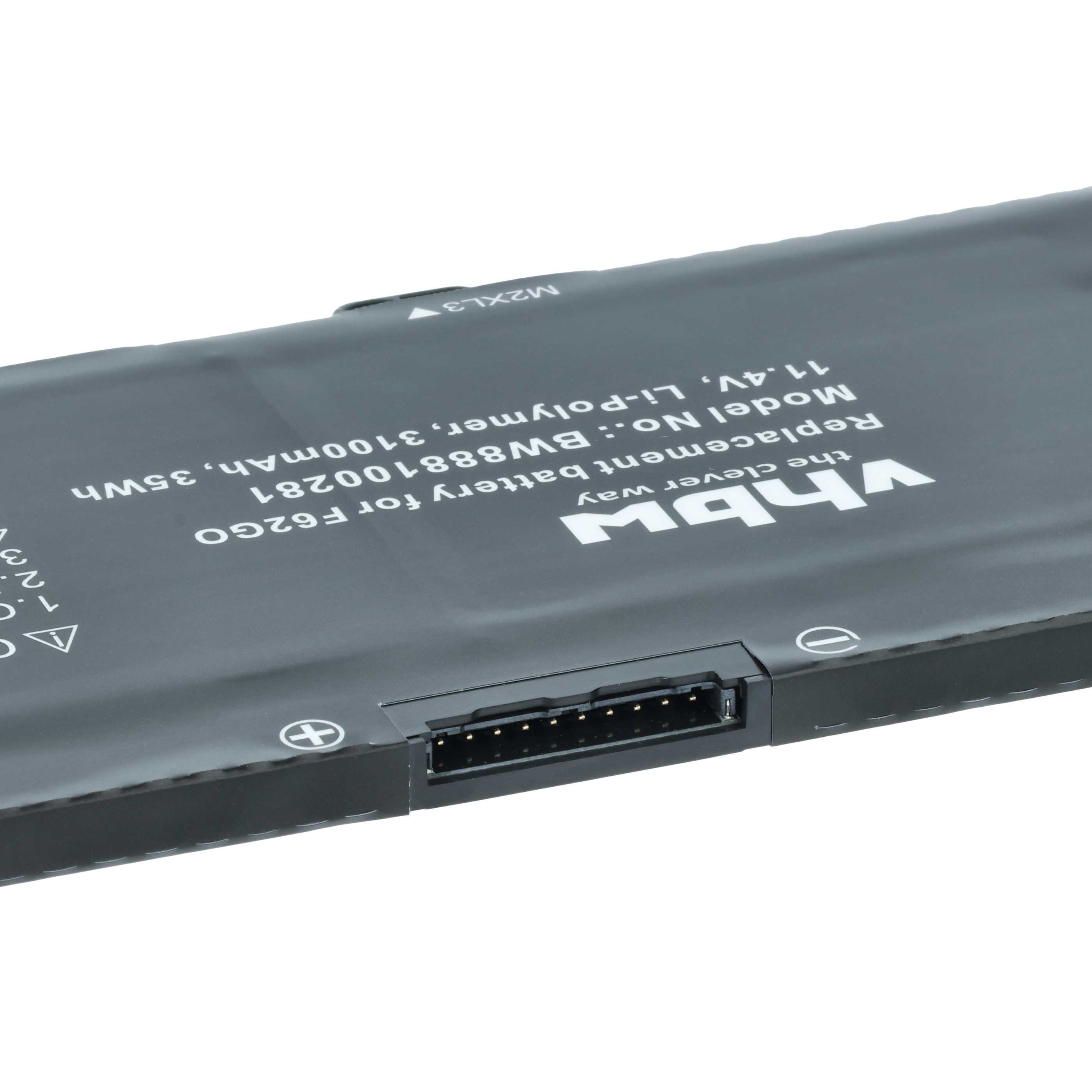 Akumulator do laptopa zamiennik Dell 39DY5, F62GO, F62G0, 0RPJC3, 039DY5 - 3100 mAh 11,4 V Li-Ion, czarny