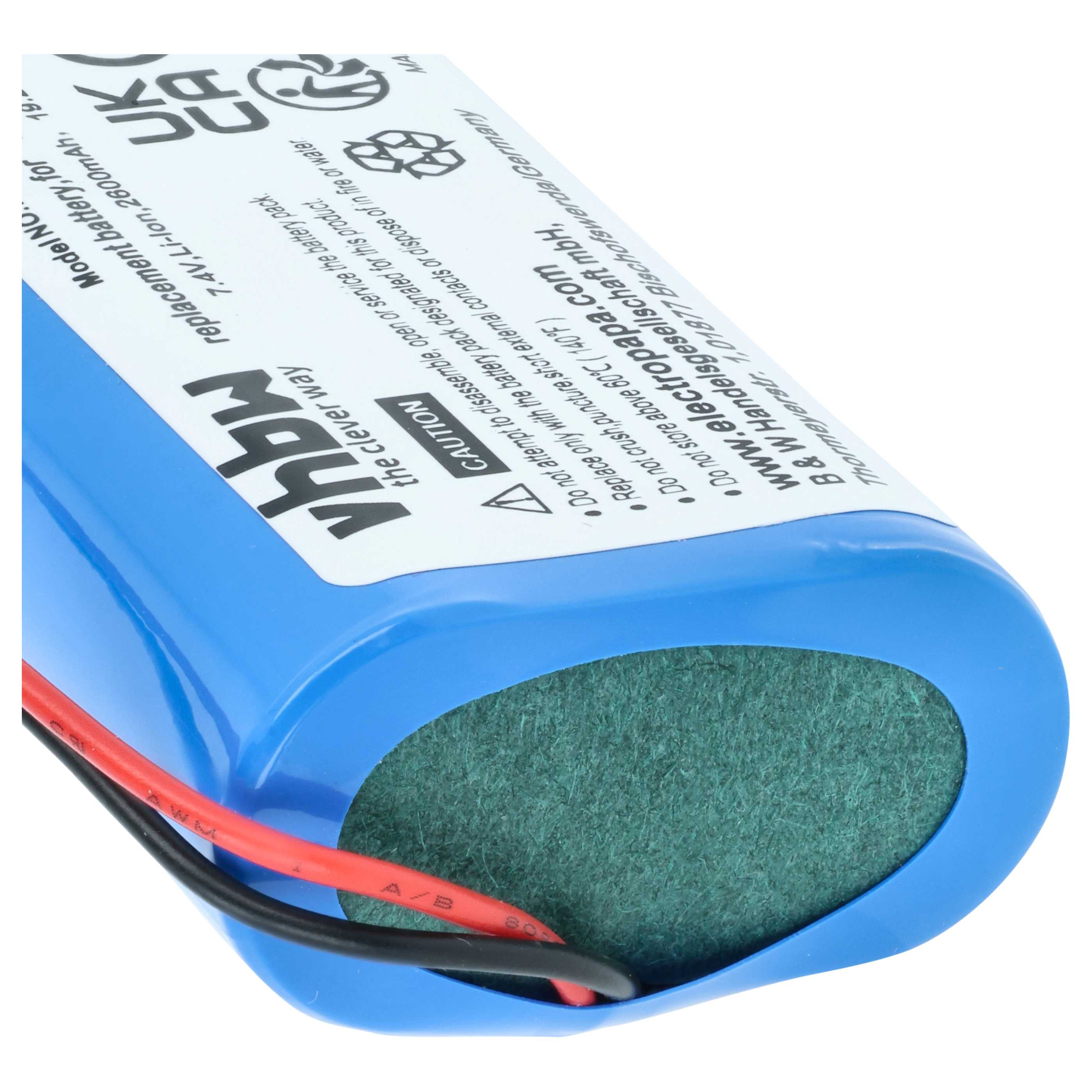 Medical Equipment Battery replaces SurgiTel OM0134, 25458 - 2600 mAh 7.4 V Li-Ion