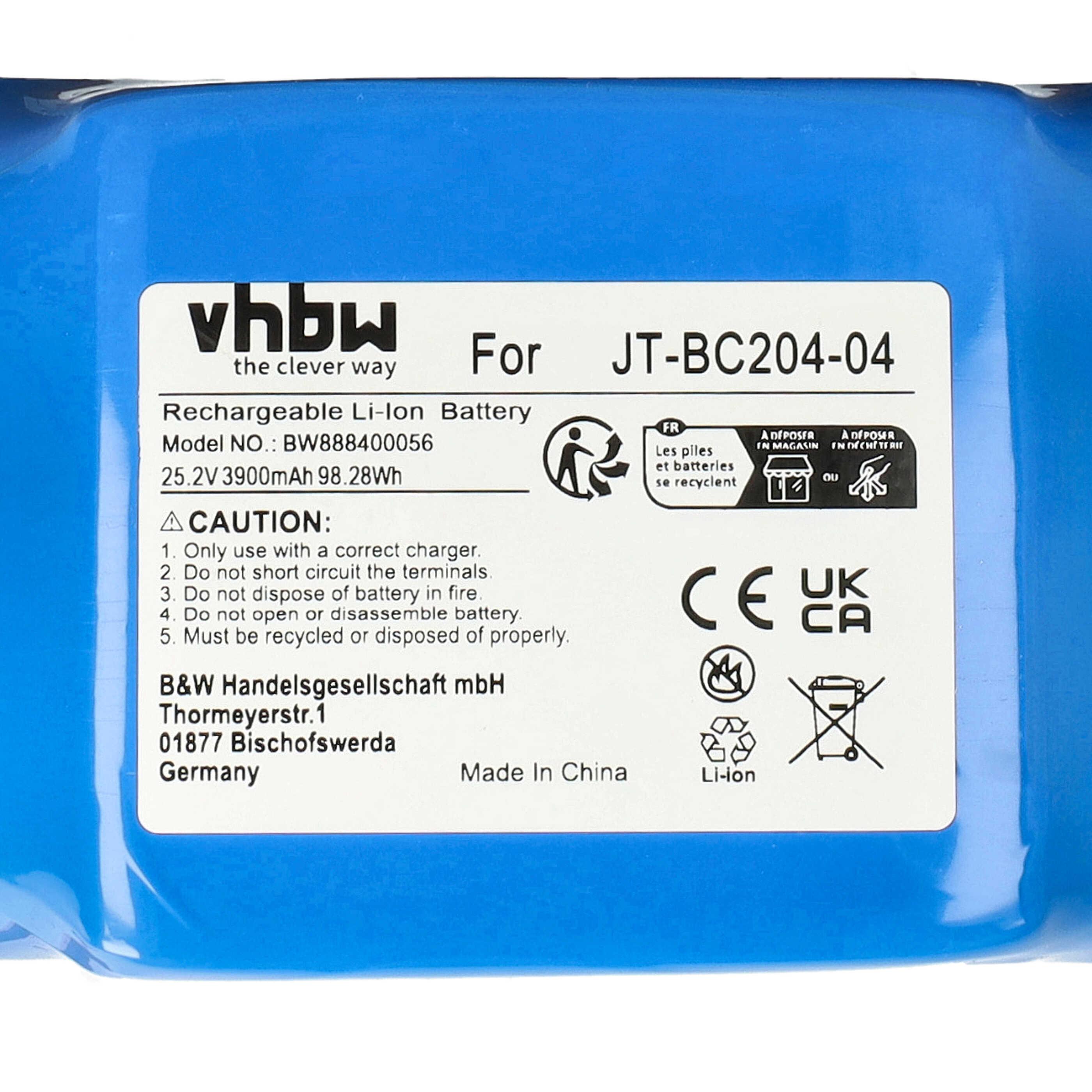Batterie remplace Elitop 0702AS-HCY pour gyropode - 3900mAh 25,2V Li-ion