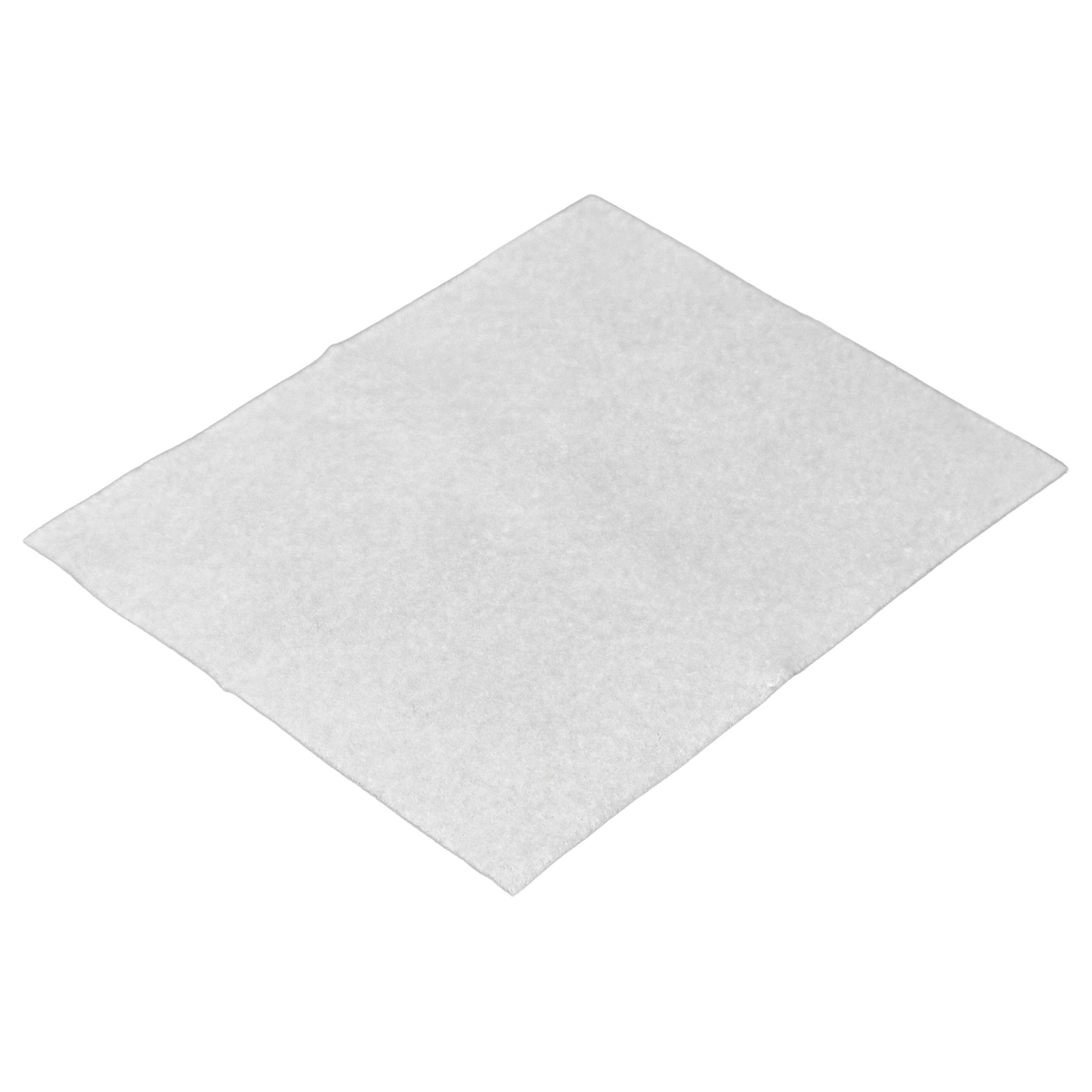 5x Universal Filter Sleeve suitable for Vacuum Cleaner - Cut-to-Size, White