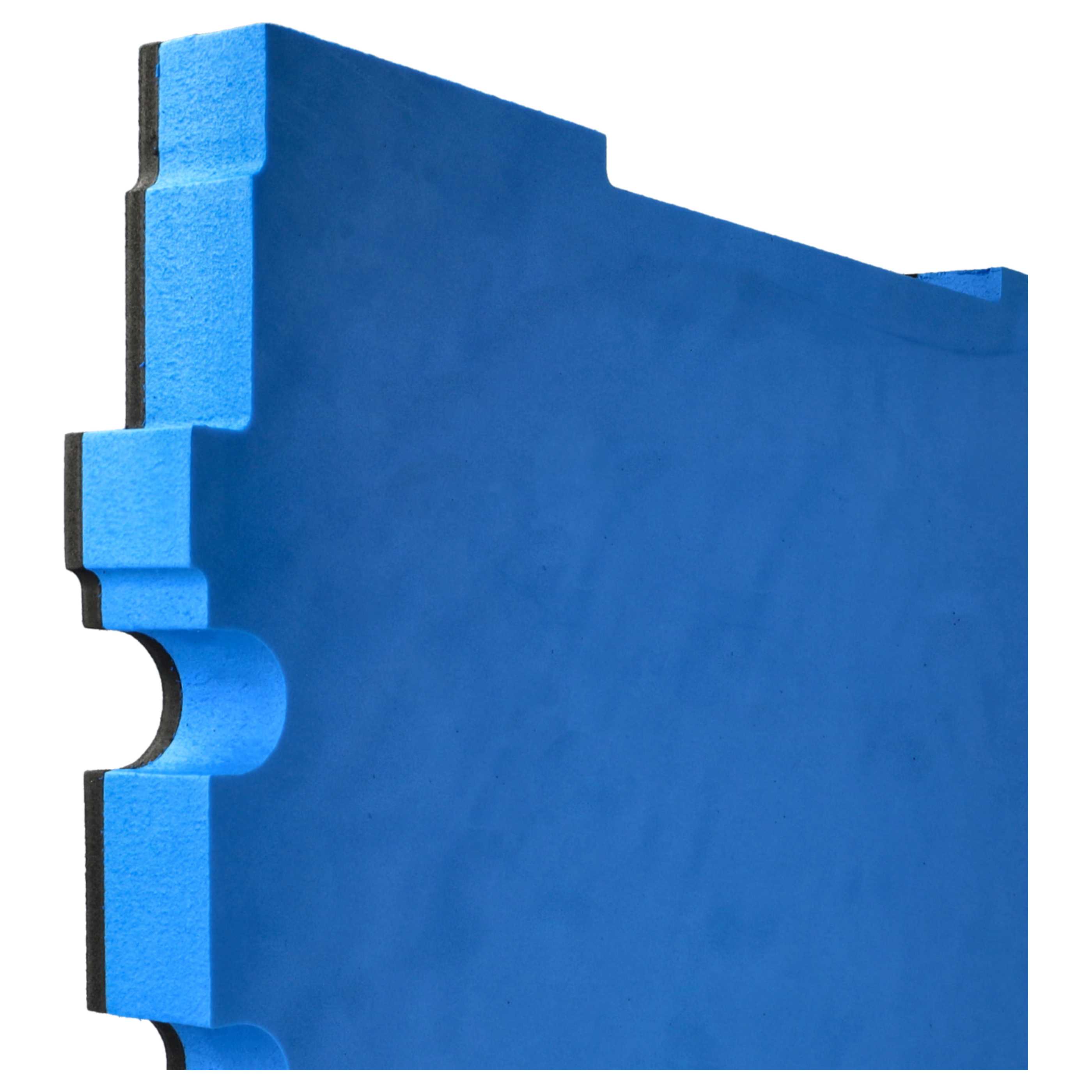 2x Fond de rangement pour caisse à outils Makita MakPac 1, 2 - mousse rigide