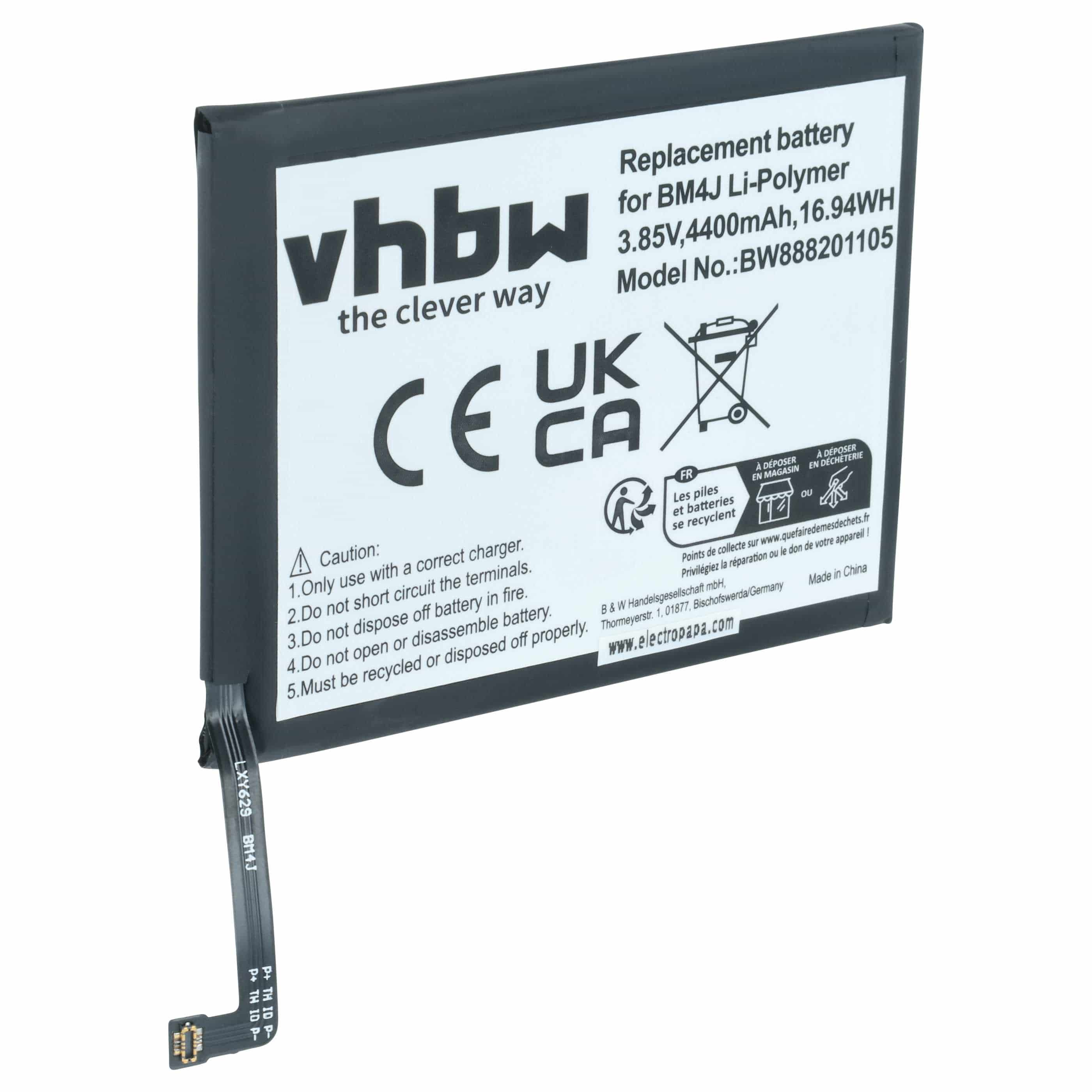 Akumulator do telefonu smartfona zamiennik Xiaomi / Redmi BM4J - 4400 mAh 3,85 V LiPo