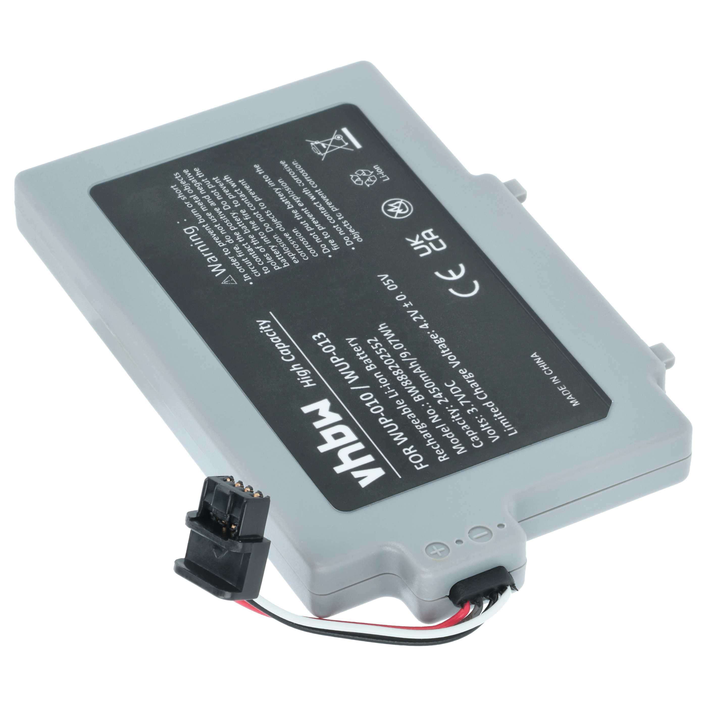 Gamepad Controller Battery replaces Nintendo WUP-013 - 2450 mAh 3.7 V Li-Ion