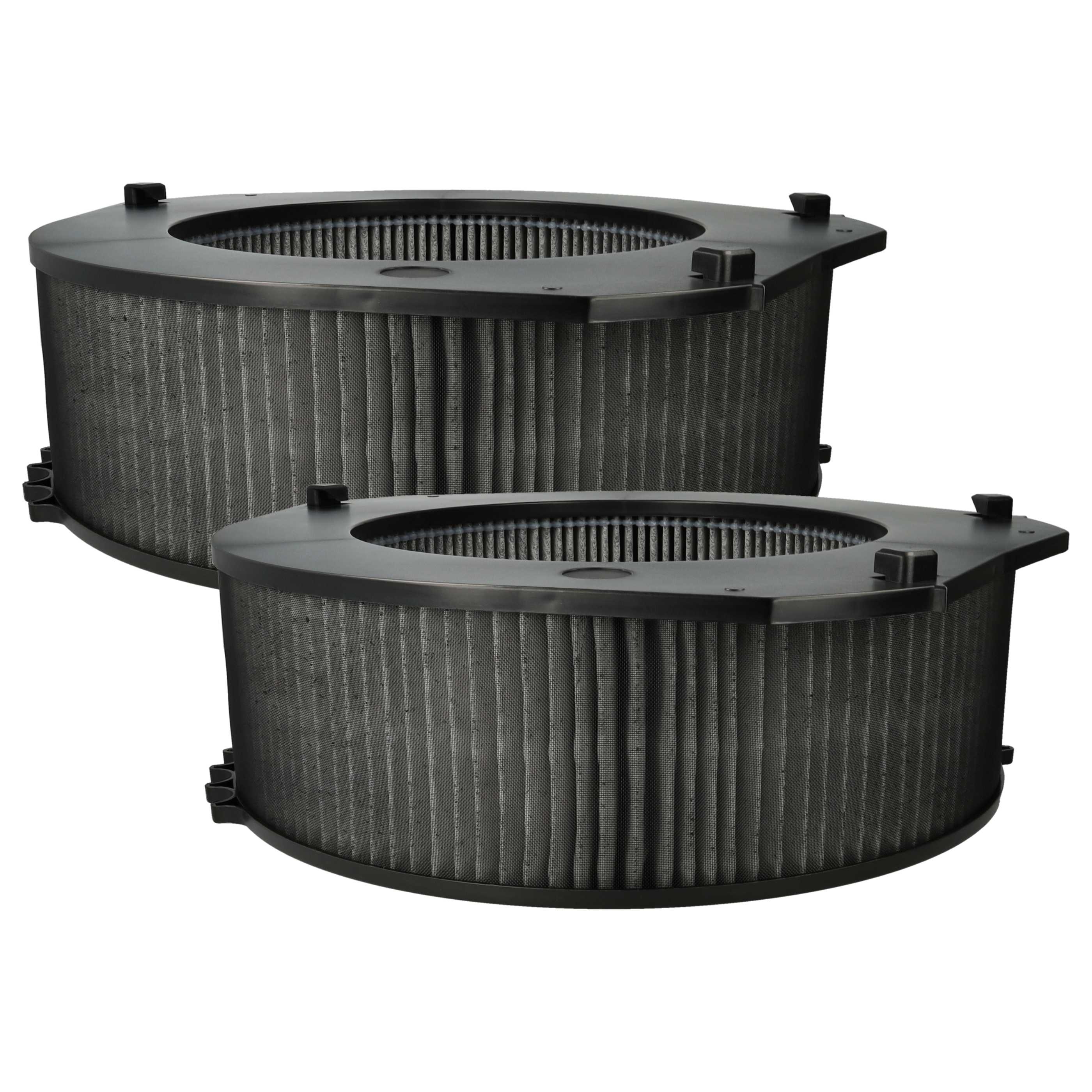2x Air Purifier Filter replaces Ideal 8741099 - fine pre-filter+HEPA+active carbon Set