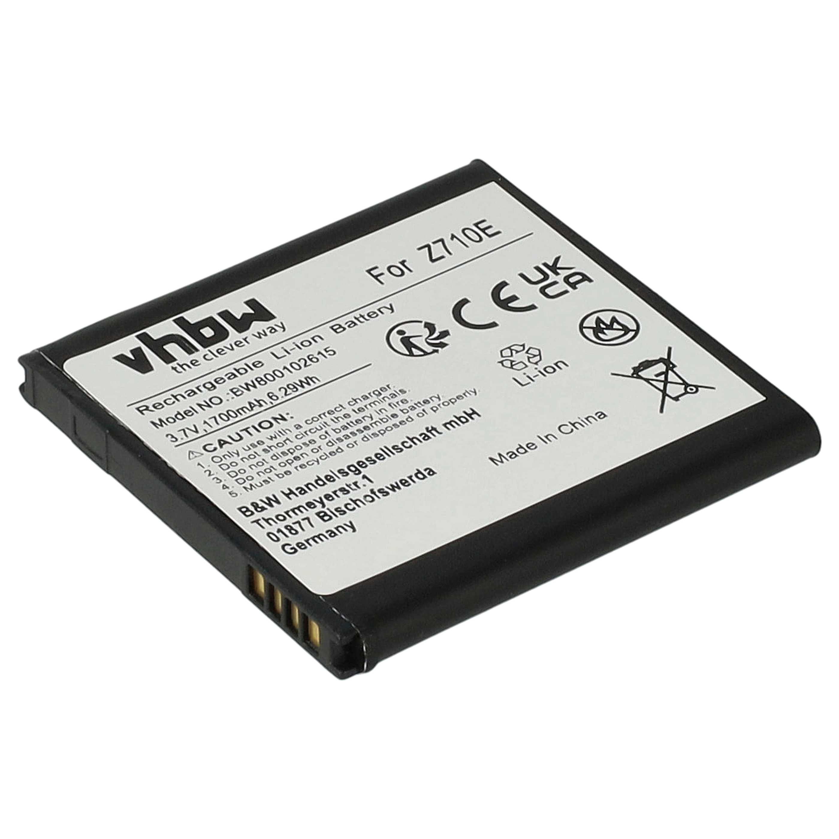 Akumulator do telefonu smartfona zamiennik HTC 35H00170-01M, 35H00150-01M, BA58130 - 1700 mAh 3,7 V Li-Ion