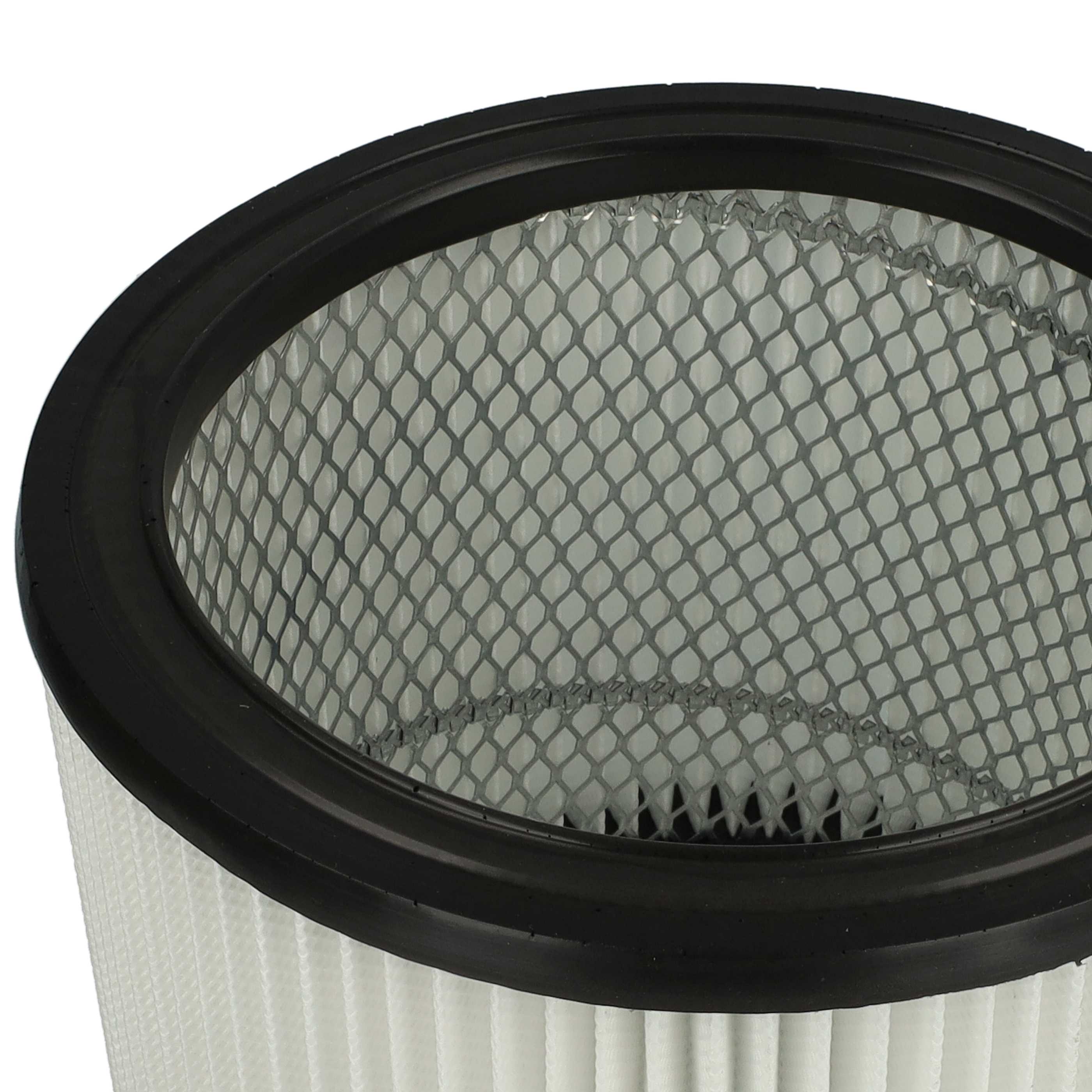 4x Filtercartridge filter / round filter replaces Masko 13297 for Masko Vacuum Cleaner, black / white