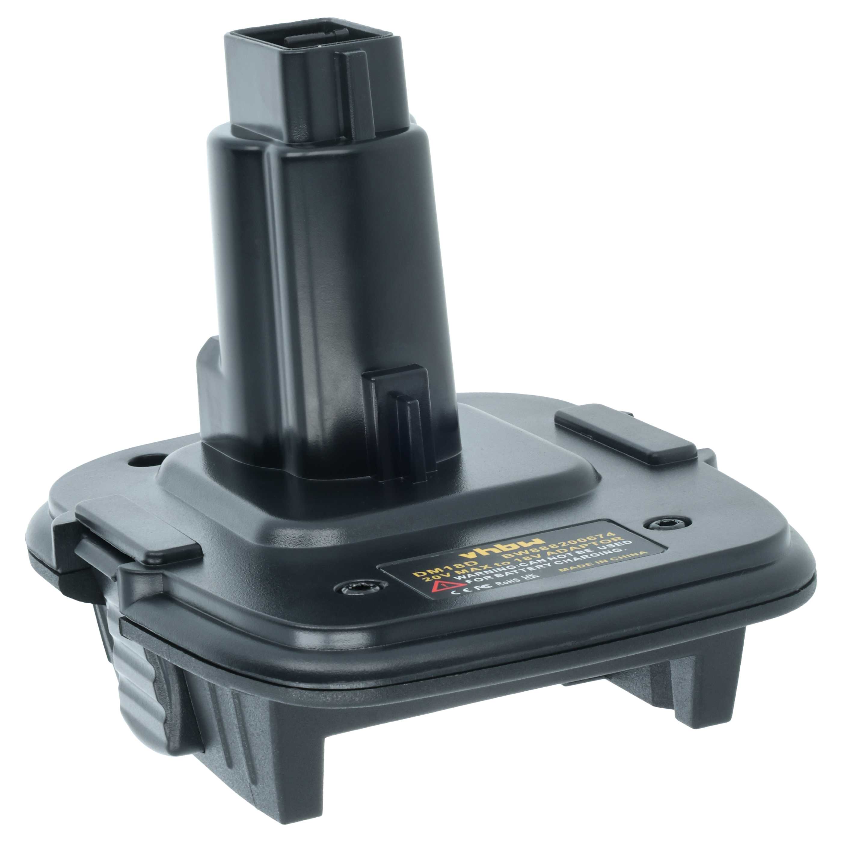 Adattatore batteria per utensile (20 V Li-Ion a 18 V) Dewalt batteria DC9096, DC9098, DC9099, DW9096