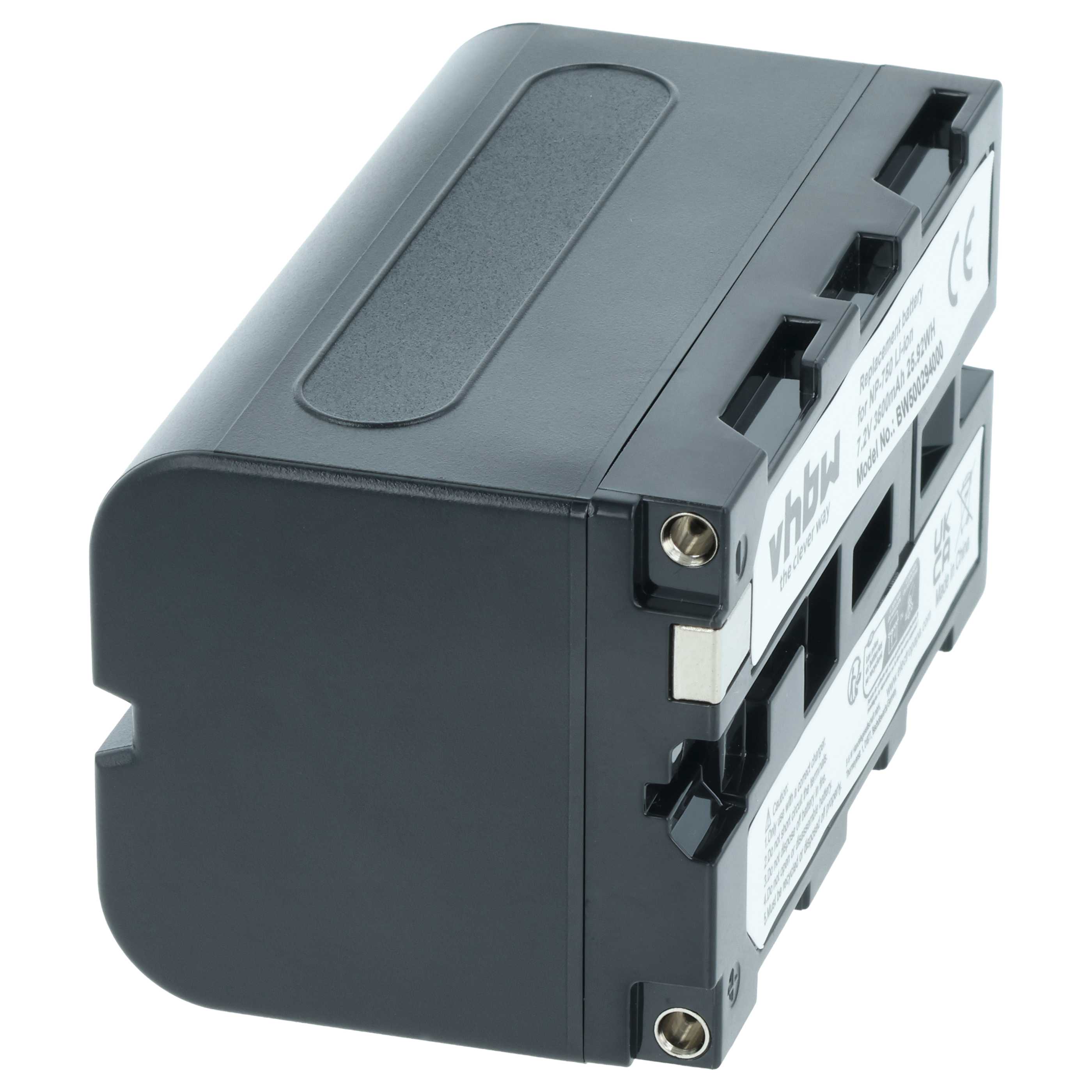 Batteria per videocamera sostituisce Grundig BP-10, BP-9, BP-8 - 3600mAh 7,2V Li-Ion