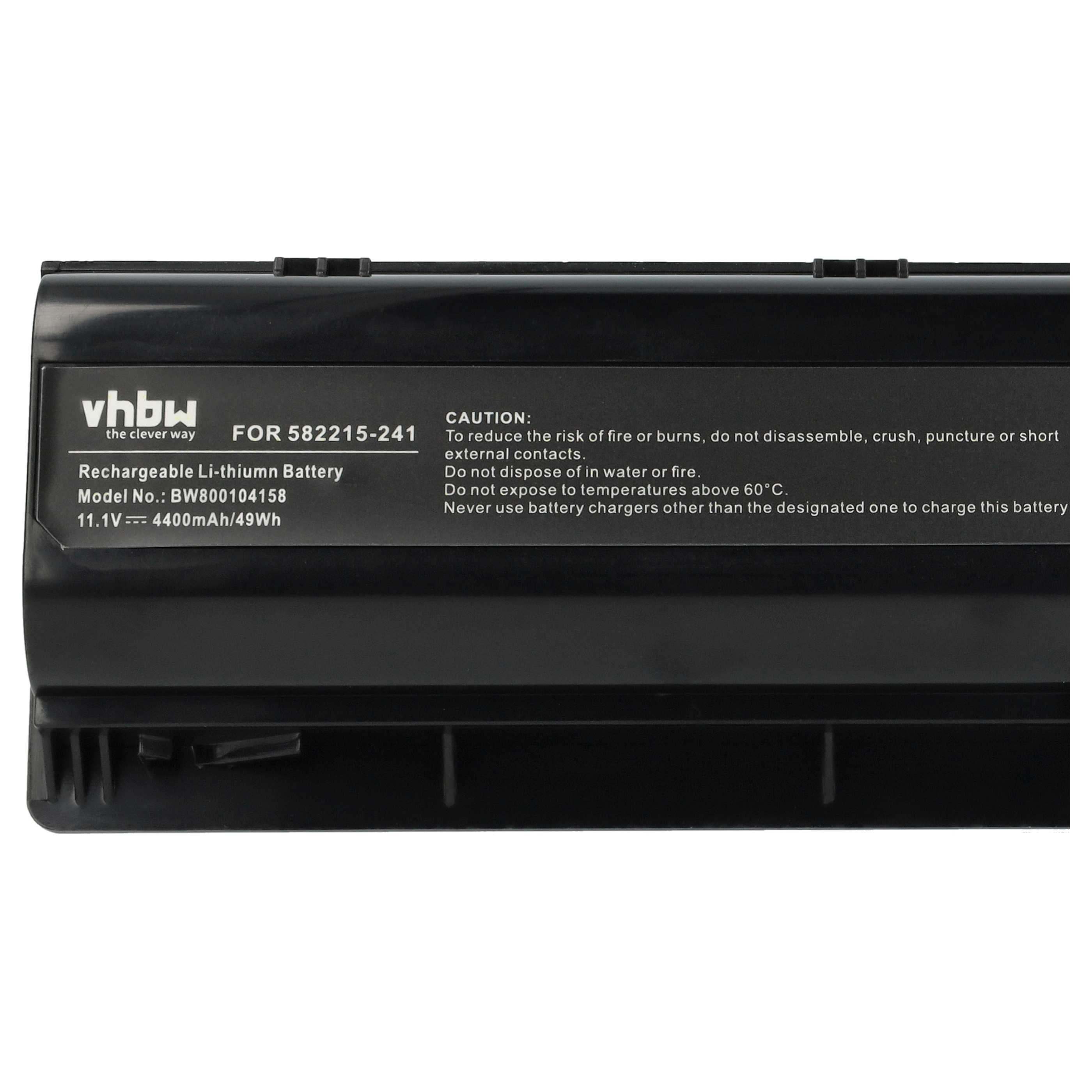 Akumulator do laptopa zamiennik HP HSTNN-DB0Q, 586021-001, 582215-241 - 4400 mAh 11,1 V Li-Ion, czarny