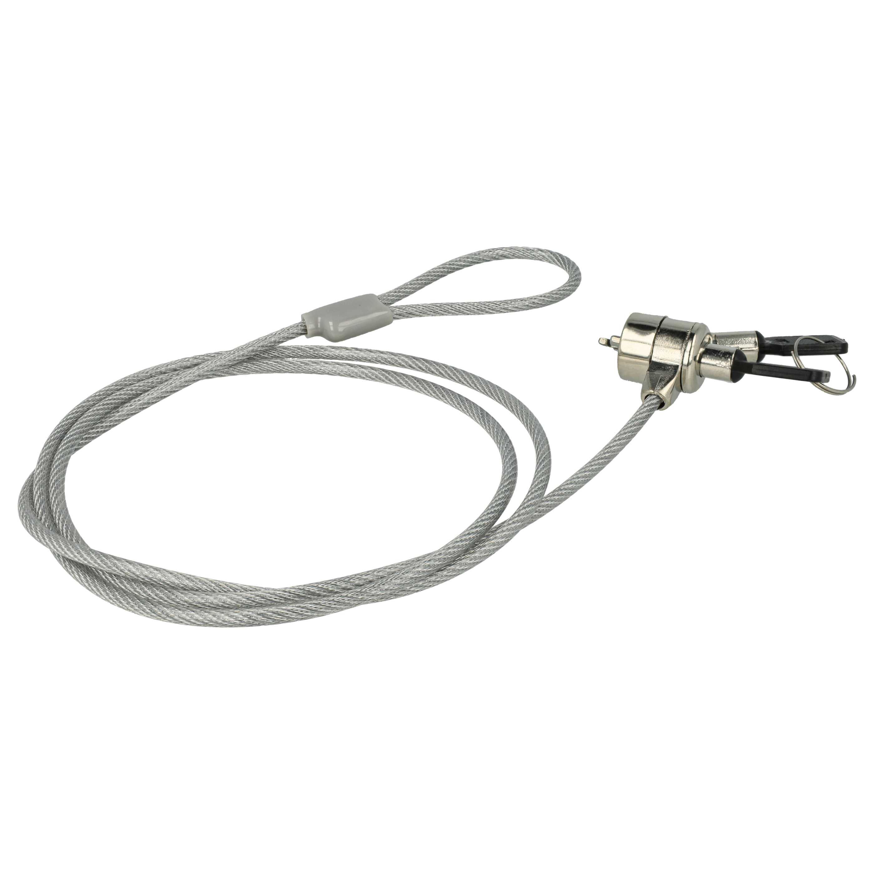 20x Kensington Lock suitable for Laptop, Notebook - Cable Lock with Keys, 1.2 m long