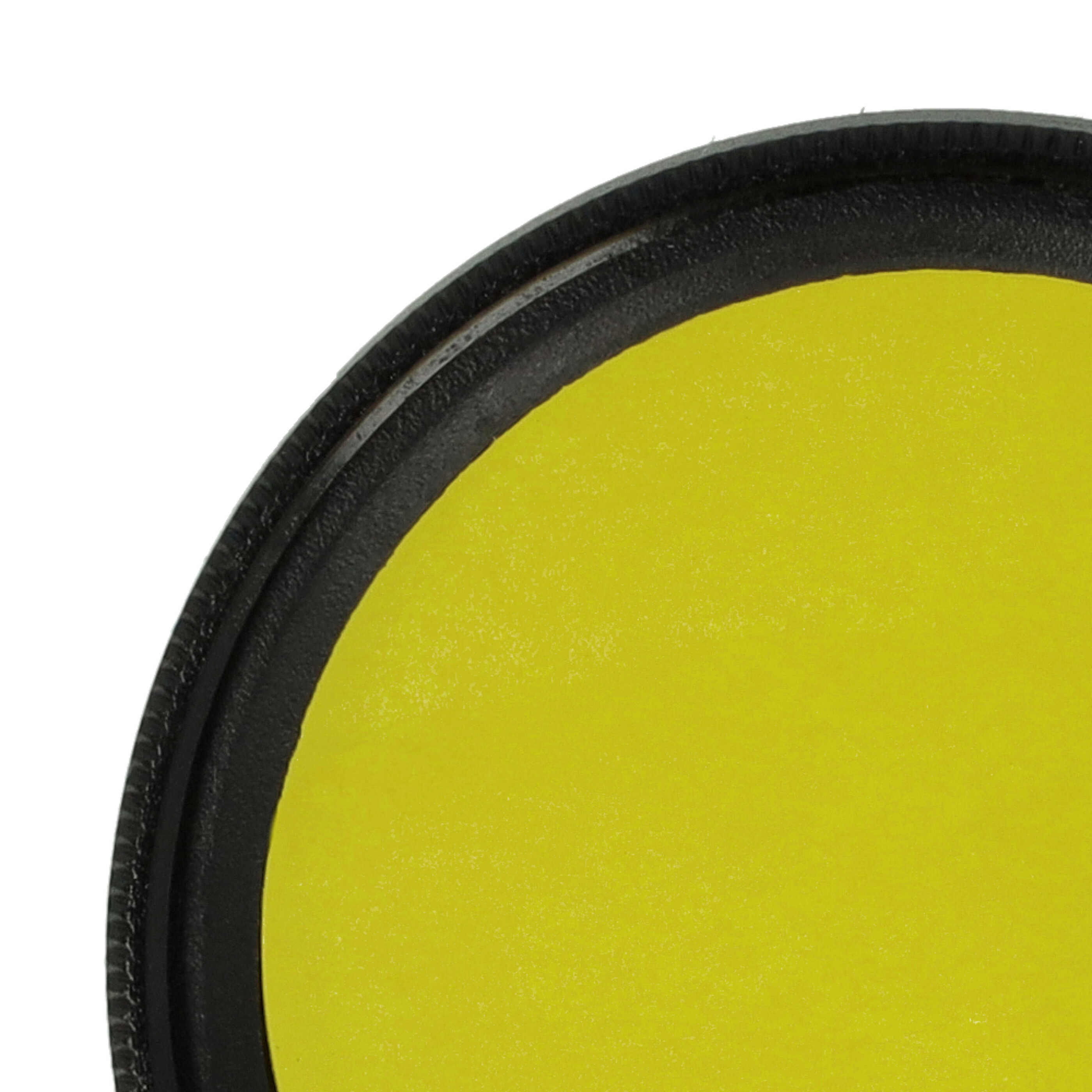 Coloured Filter, Yellow suitable for Camera Lenses with 37 mm Filter Thread - Yellow Filter